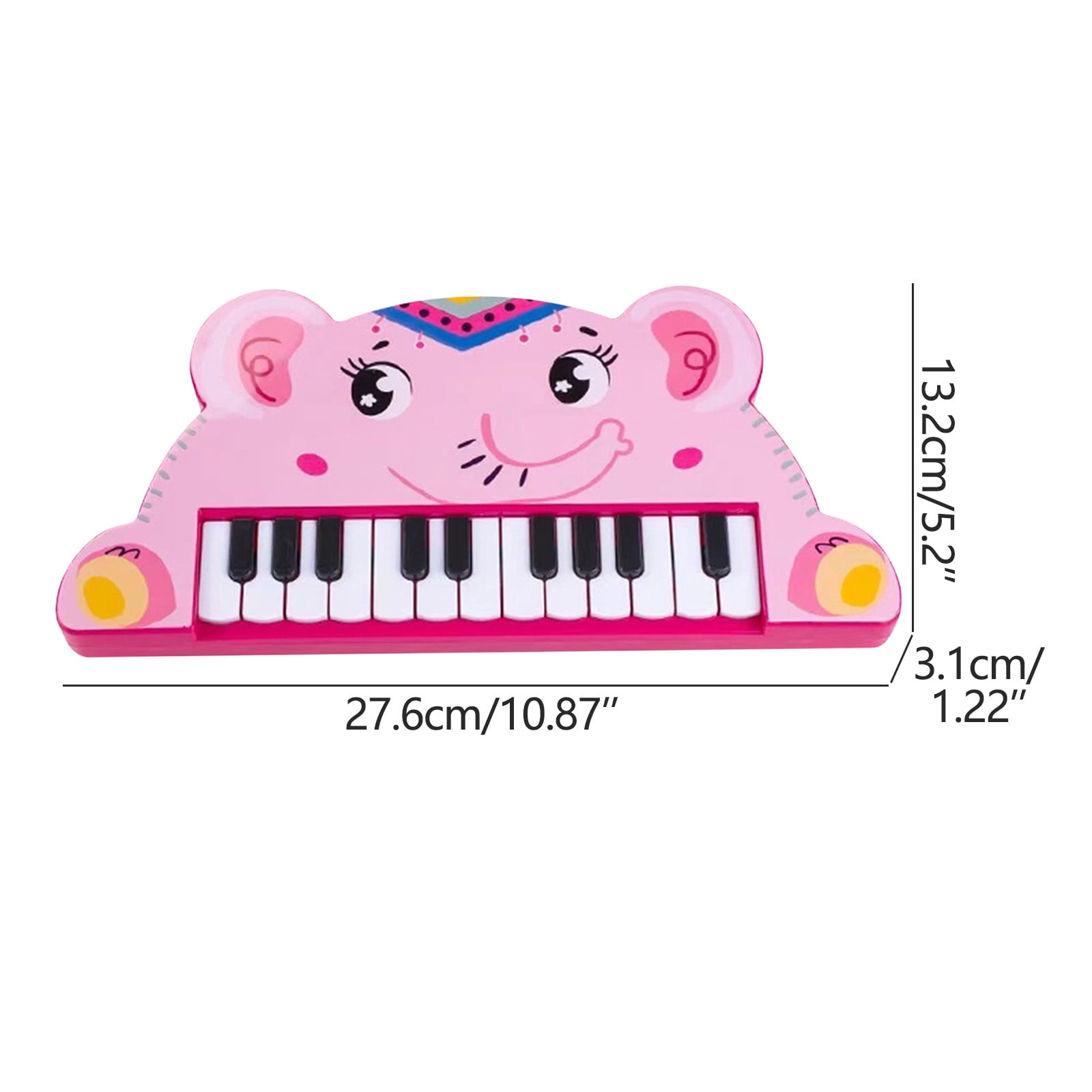 SDJMa Kids Piano Toy 22 Key Baby Cute Animal Plastic Electronic Keyboard Piano Musical Instruments Plaything Toy Toddlers Music Educational Toy for Children SDJMA