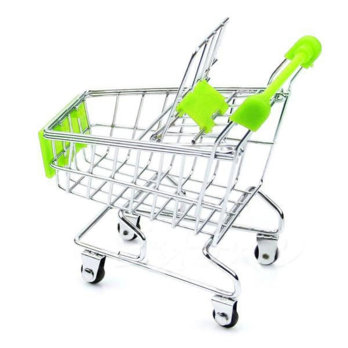 LWZWM 2024 Clearance Baby Toy Bulk Toys Mini Supermarket Handcart Shopping Utility Cart Mode Storage Basket Desk Birthday Present (#3 Green) LWZWM