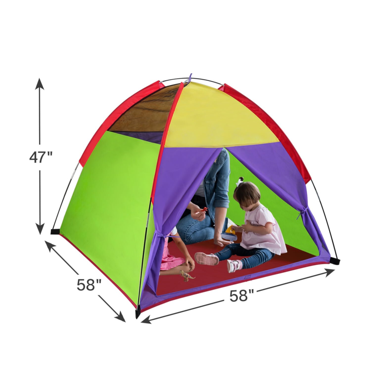 Kids Play Tent Playhouse for Children Pop up Indoor Outdoor Polyester Alvantor