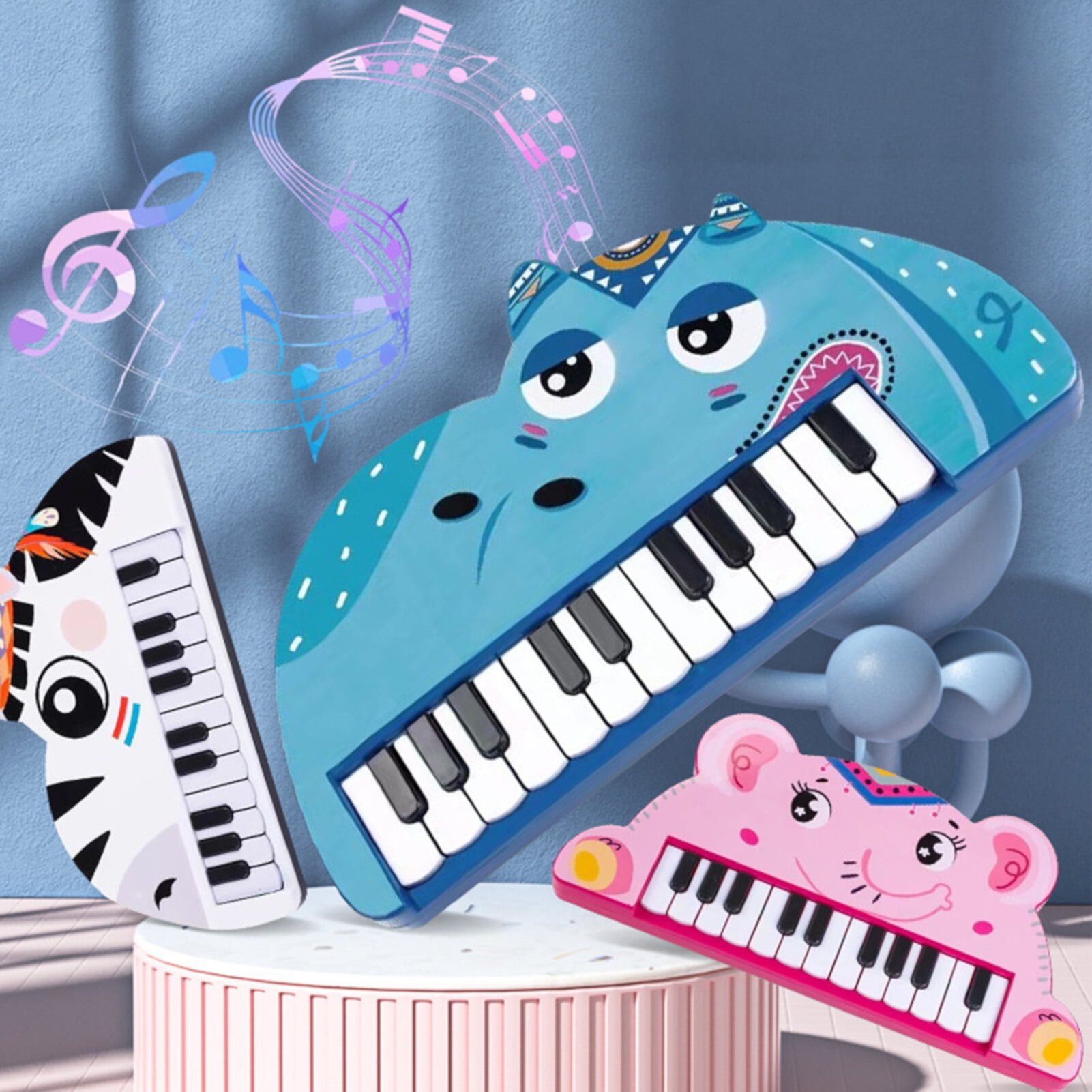 Miarnea Baby Piano Toy Music Toddlers Toys Early Learning Educational Piano Keyboard Infant Toys Baby Girl Piano Toy Age 6 to 12 Months+ Old Boy Girl Gifts Miarnea