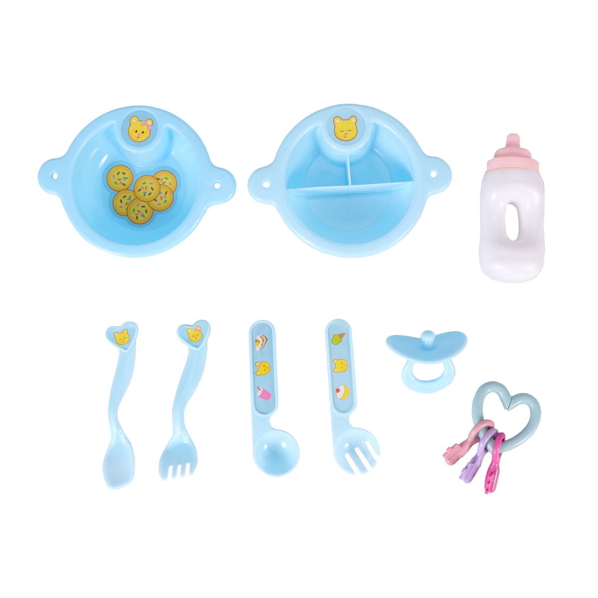 Baby Doll Accessories Feeding Set for Pretend Play Eease