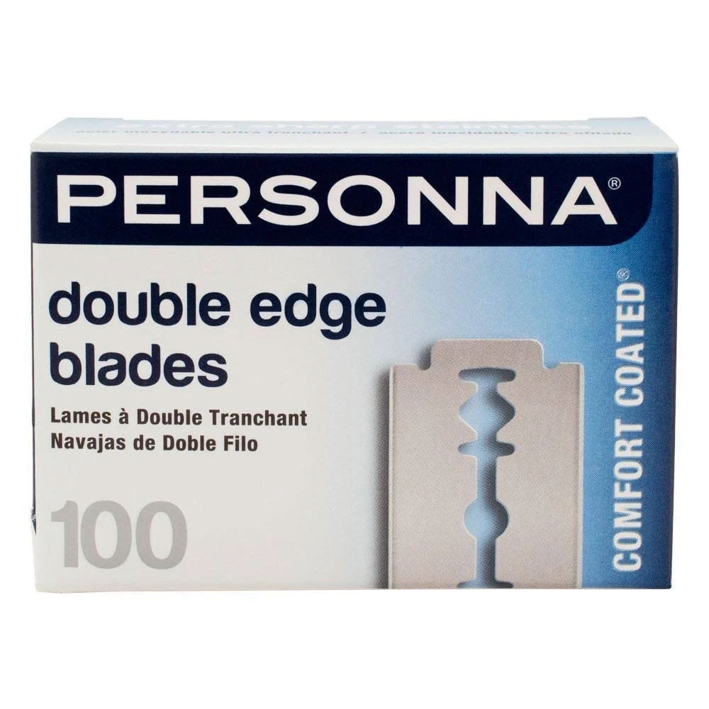 Personna comfort-coated Double Edge Blades, 100/BX, Pack of 2 Personna