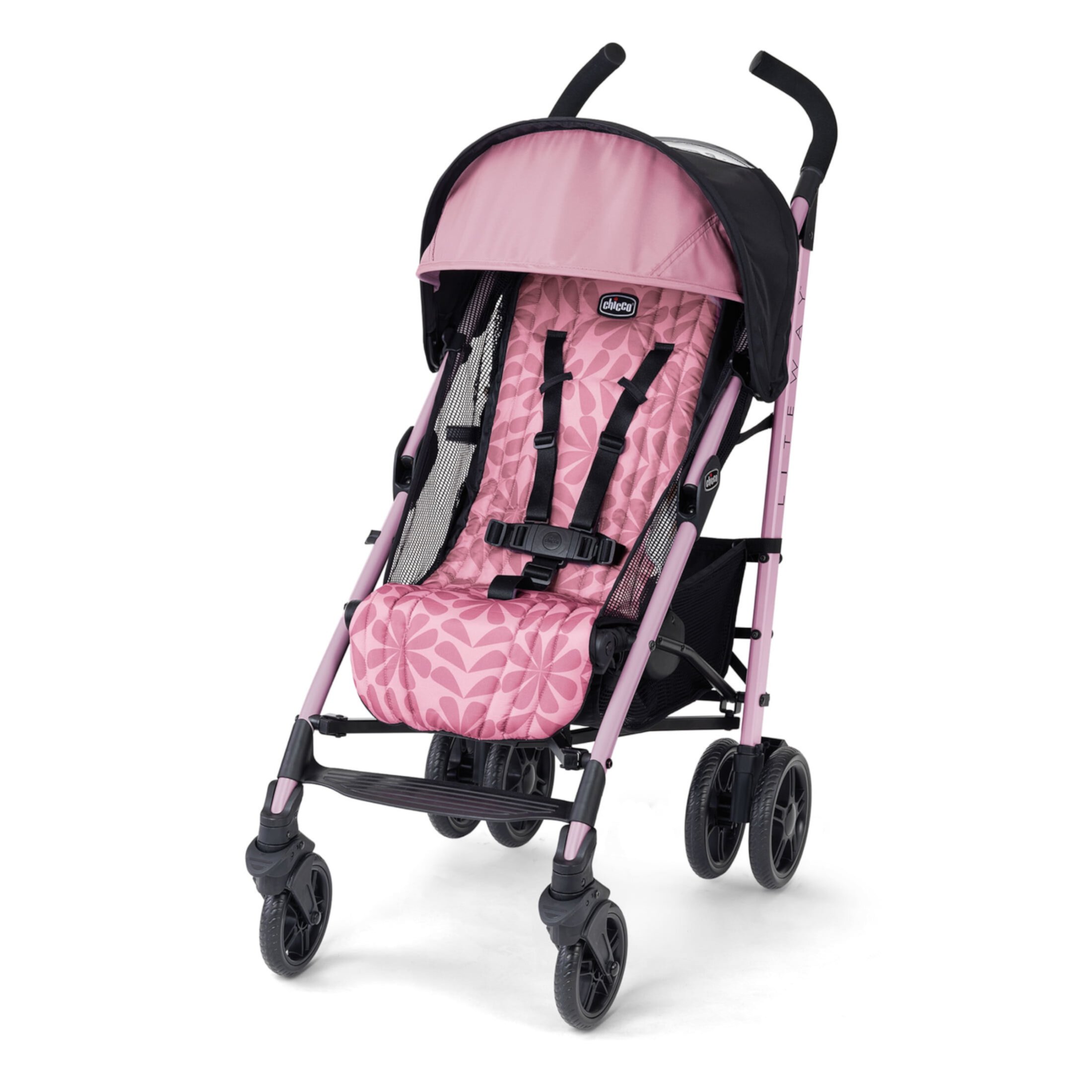 Chicco Liteway Lightweight Stroller - Petal - Petal (Pink), New Chicco