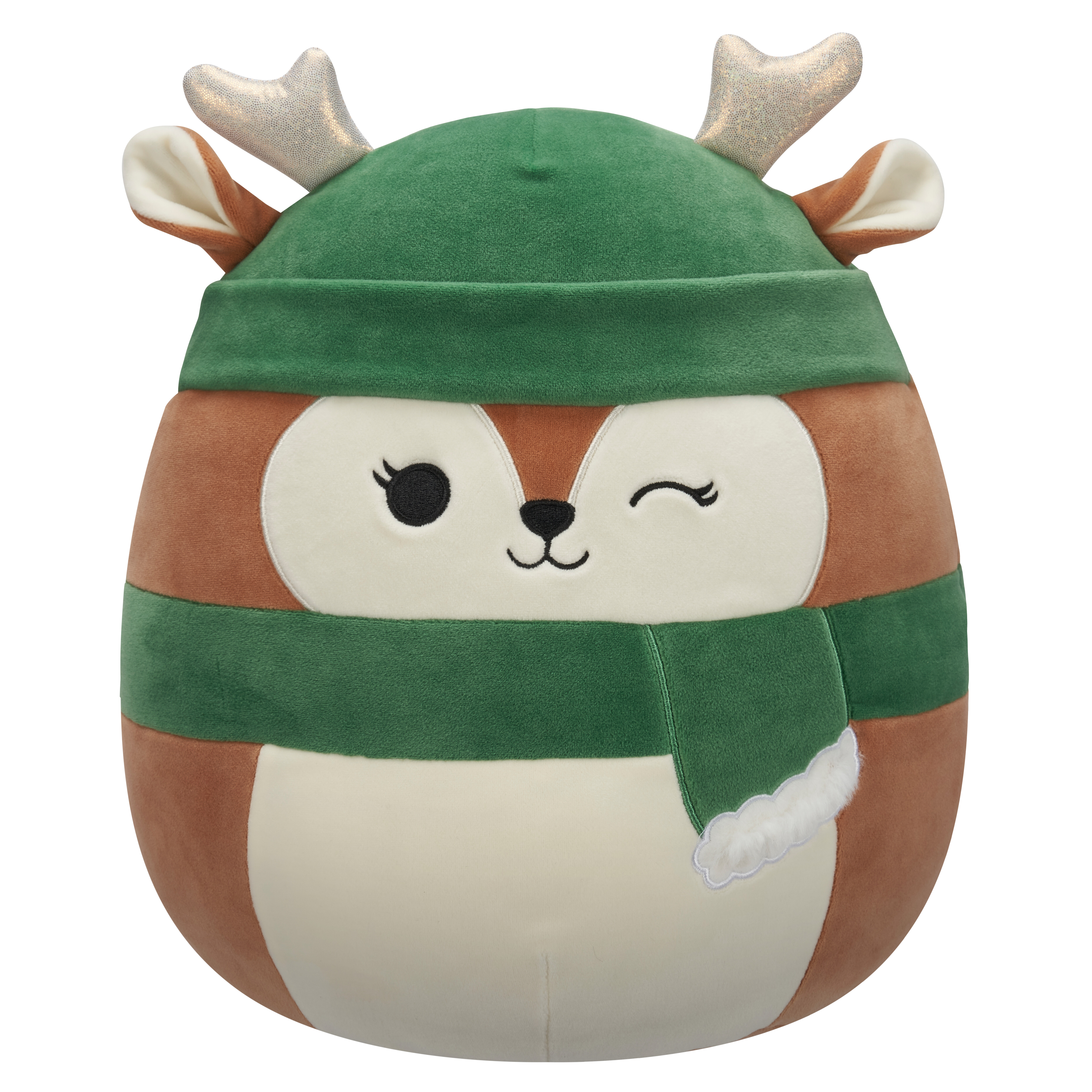 Squishmallows Official Plush 12 inch Dawn The Winking Brown Fawn - Childs Ultra Soft Stuffed Animal Toy Squishmallows