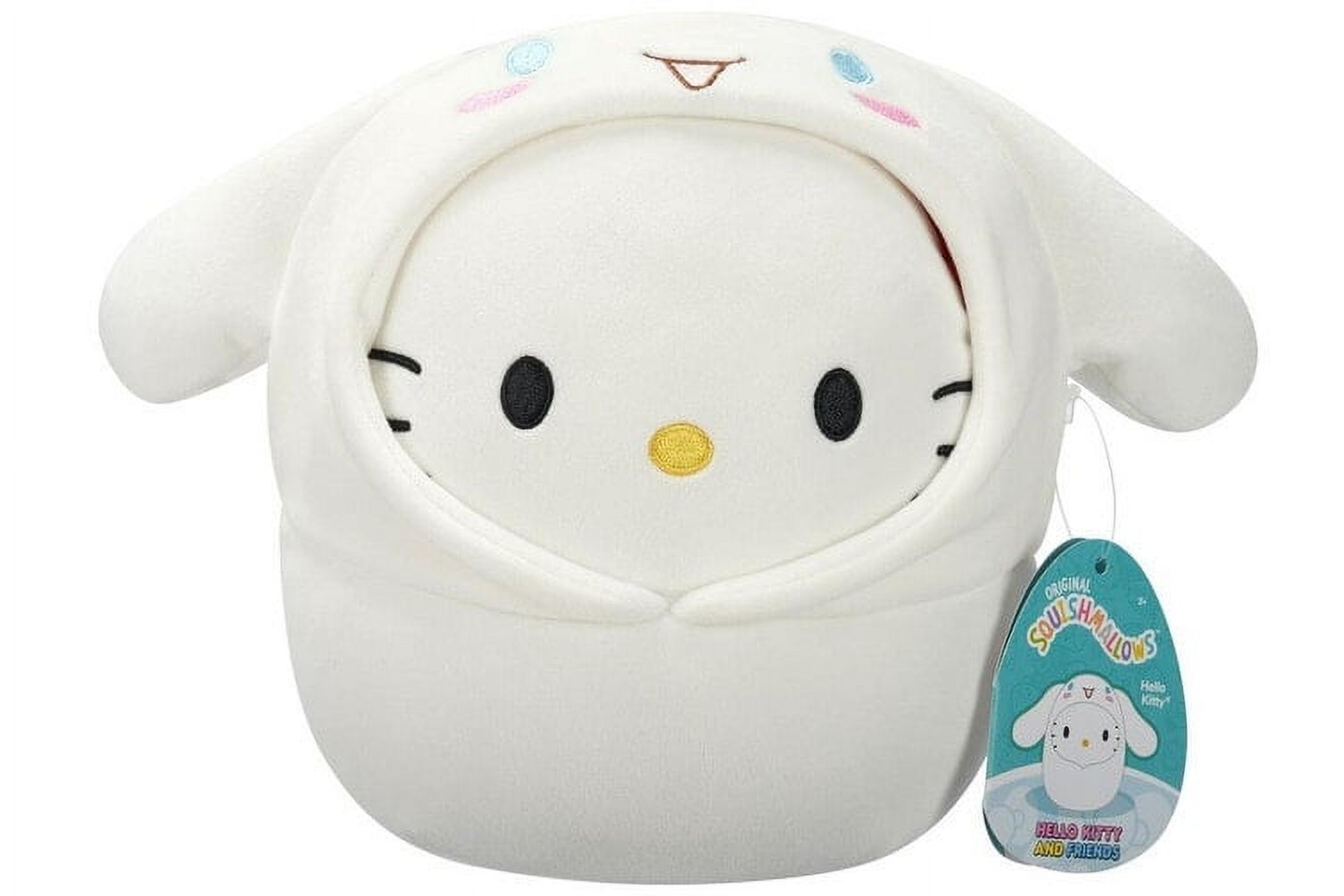 Squishmallows Hello Kitty in White Cinnamoroll Hoodie 8" Limited Edition Plush Squishmallows