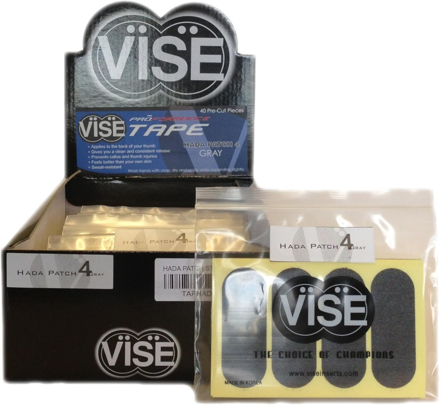 Vise Hada Patch Pre-Cut Tape (Pack of 12) ‎VISE