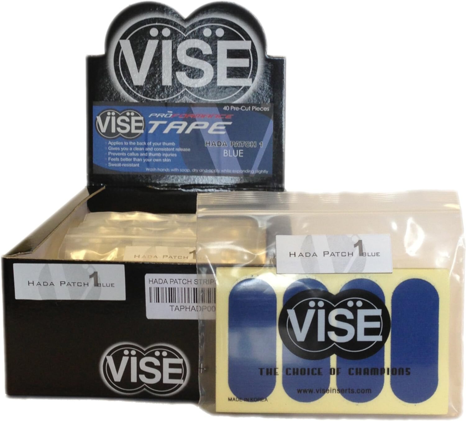 Vise Hada Patch Pre-Cut Tape (Pack of 12) ‎VISE