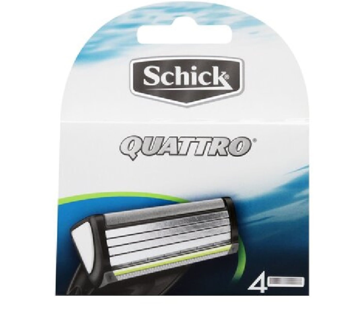 Schick Quattro for Men Refill Blade Cartridges, 4 ct Schick