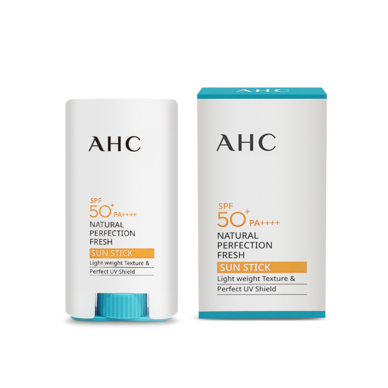 AHC Natural Perfection Fresh Sunstick 17g / 0.5997 Oz | SPF50+ PA++++ | UV Protection | Sunscreen | Sun Protection for Face and Body | Sun stick Korean | K-Beauty AHC