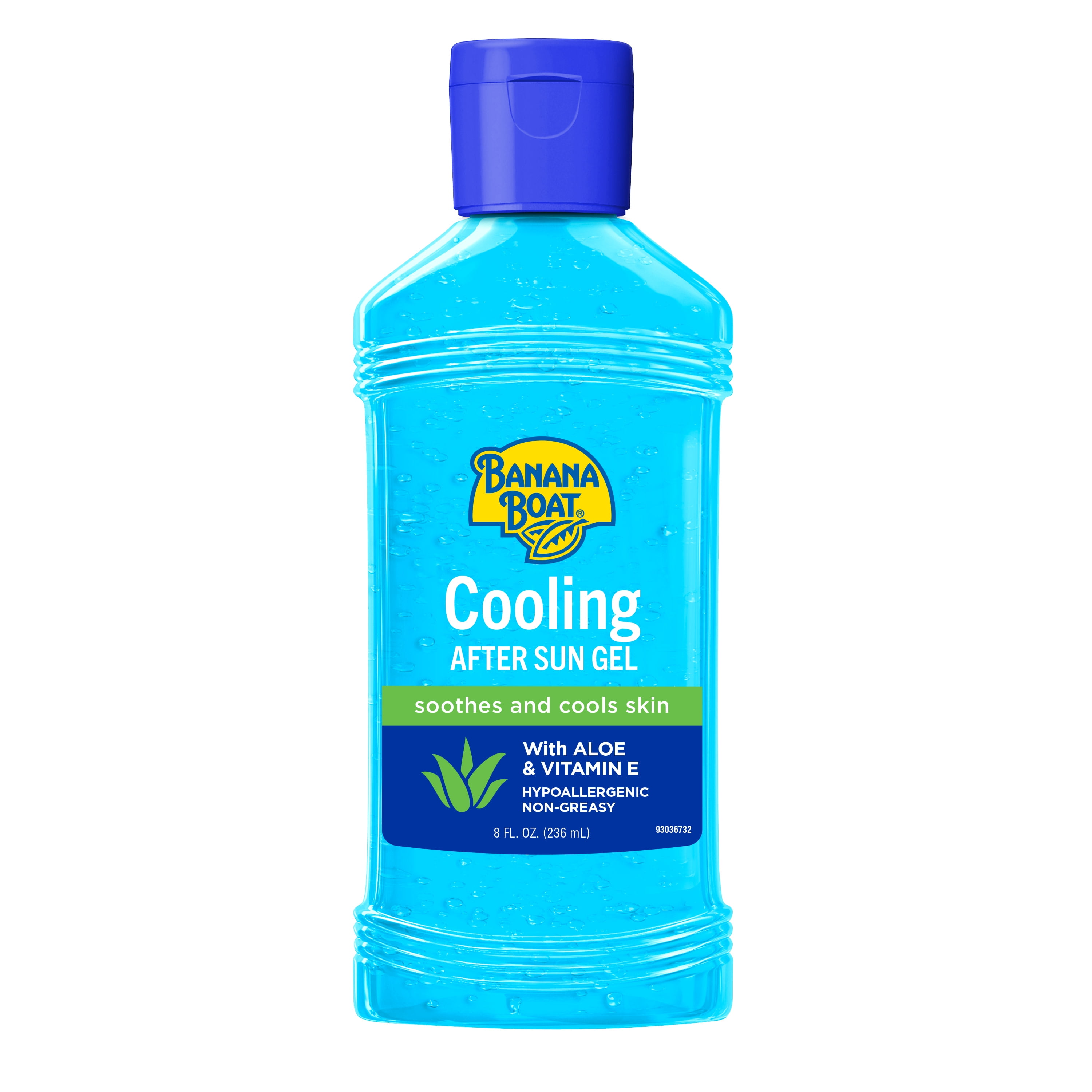 (2 pack) Banana Boat Cooling After Sun Gel with Aloe Vera and Vitamin E, 8oz BANANA BOAT