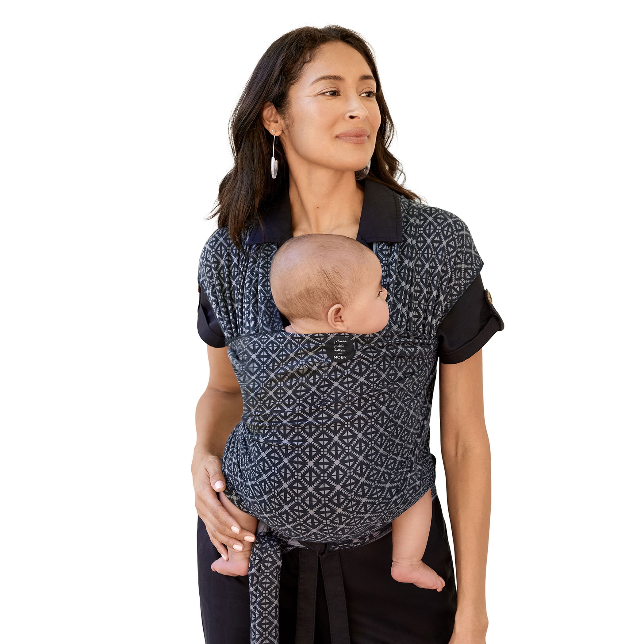 Petunia Pickle Bottom x Moby Wrap Classic Baby Wrap Carrier in Mosaic Moby Wrap