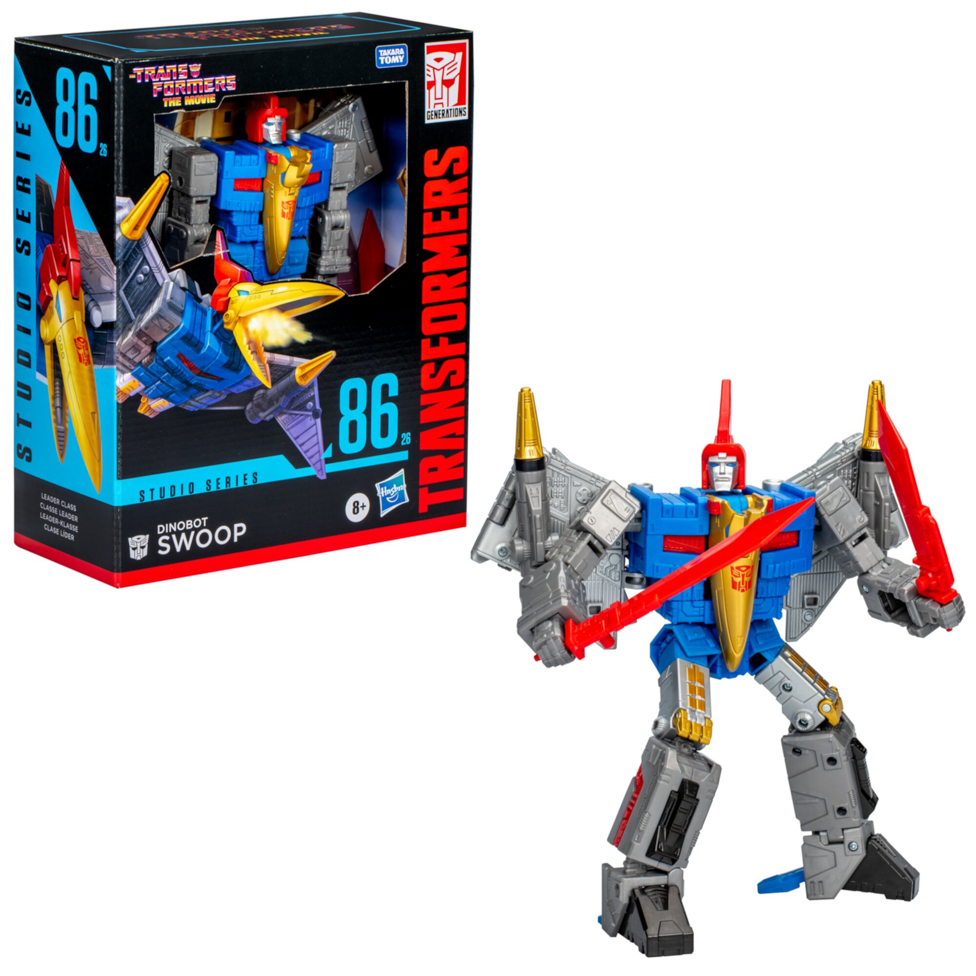 Transformers Studio Series Leader Class The Transformers: The Movie 86-26 Dinobot Swoop Transformers