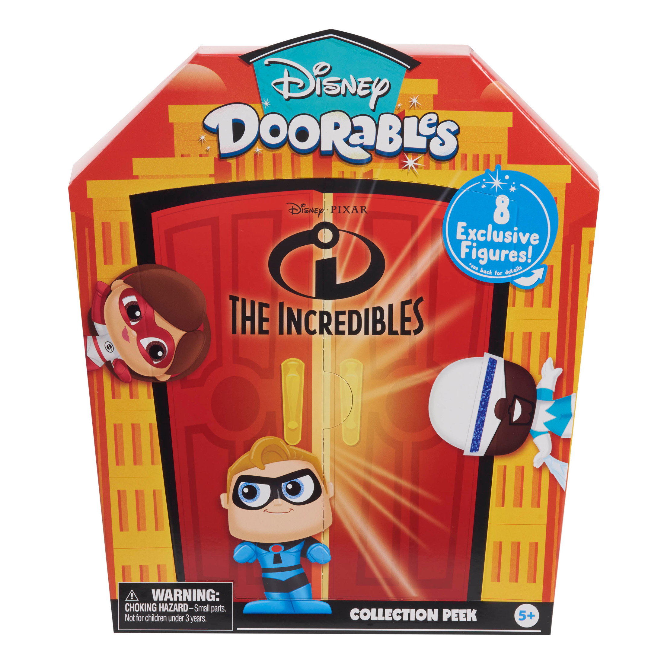 Disney Doorables NEW The Incredibles Collector Peek, Collectible Blind Bag Figures, Kids Toys for Ages 5 up, Walmart Exclusive Disney Doorables