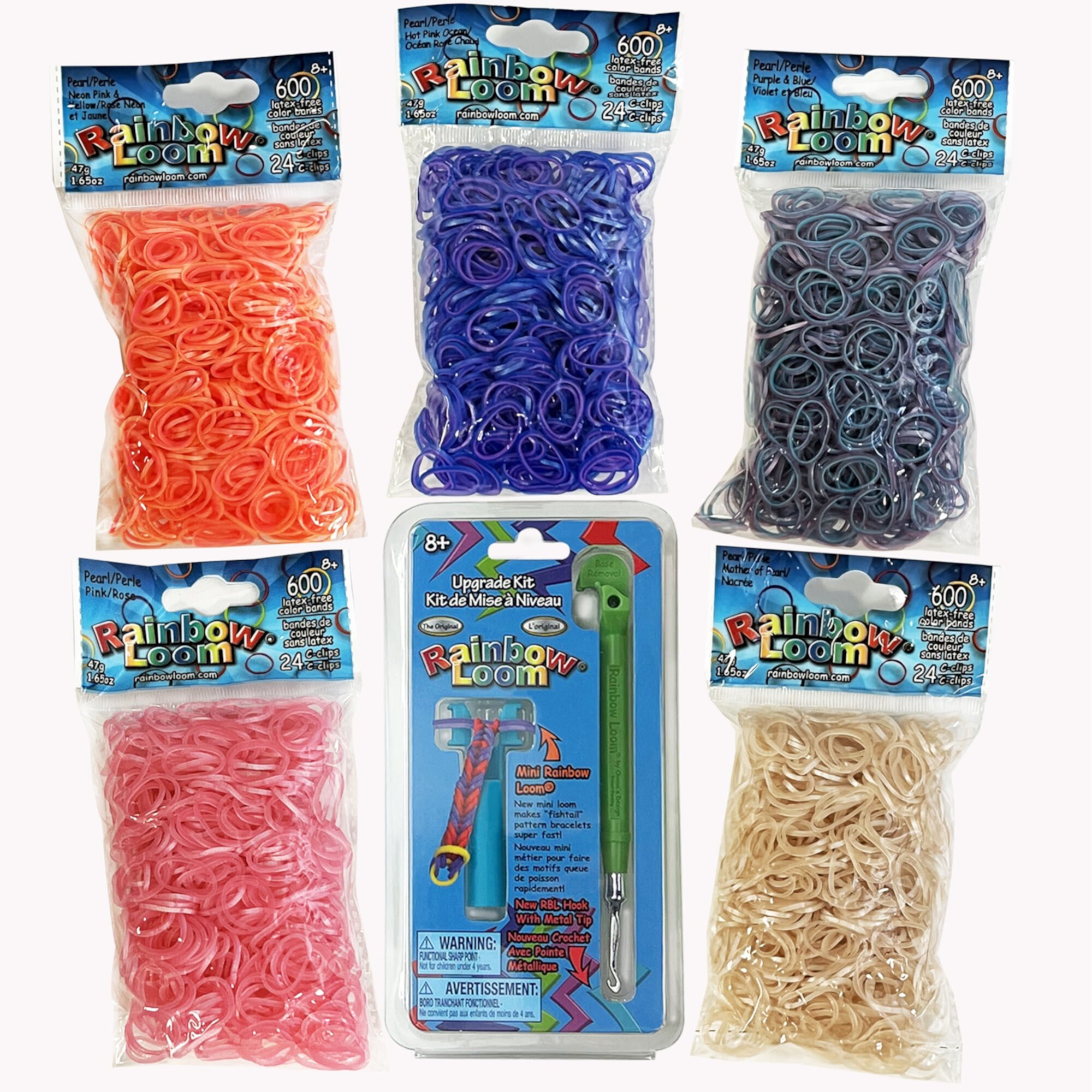 Rainbow Loom: Viviana Pearl Rubber Band Set, 3,000 Loom Bands Included Rainbow Loom