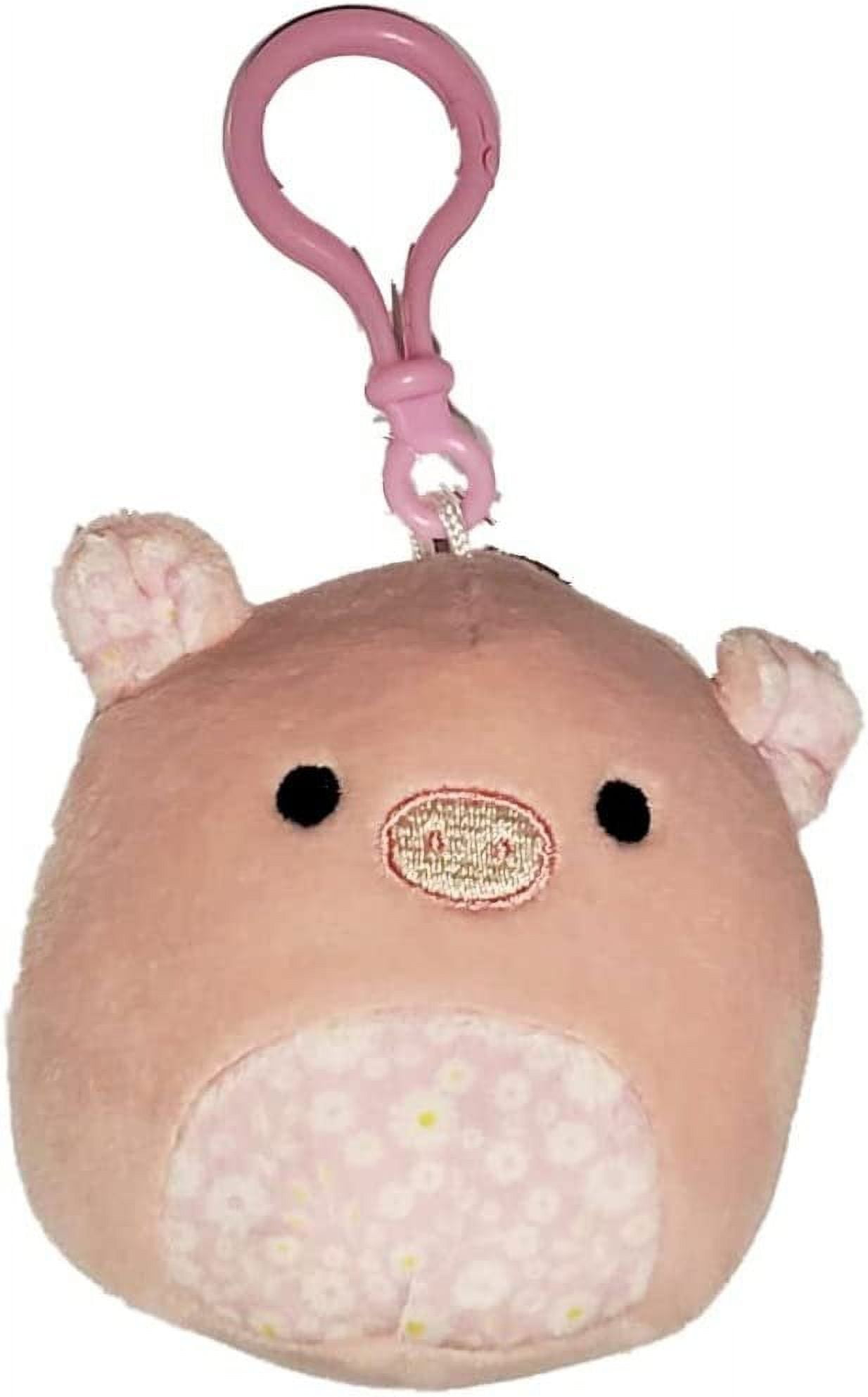 Squishmallows 3.5" Easter Clip-On Peter The Pig with Floral Belly Squishmallows