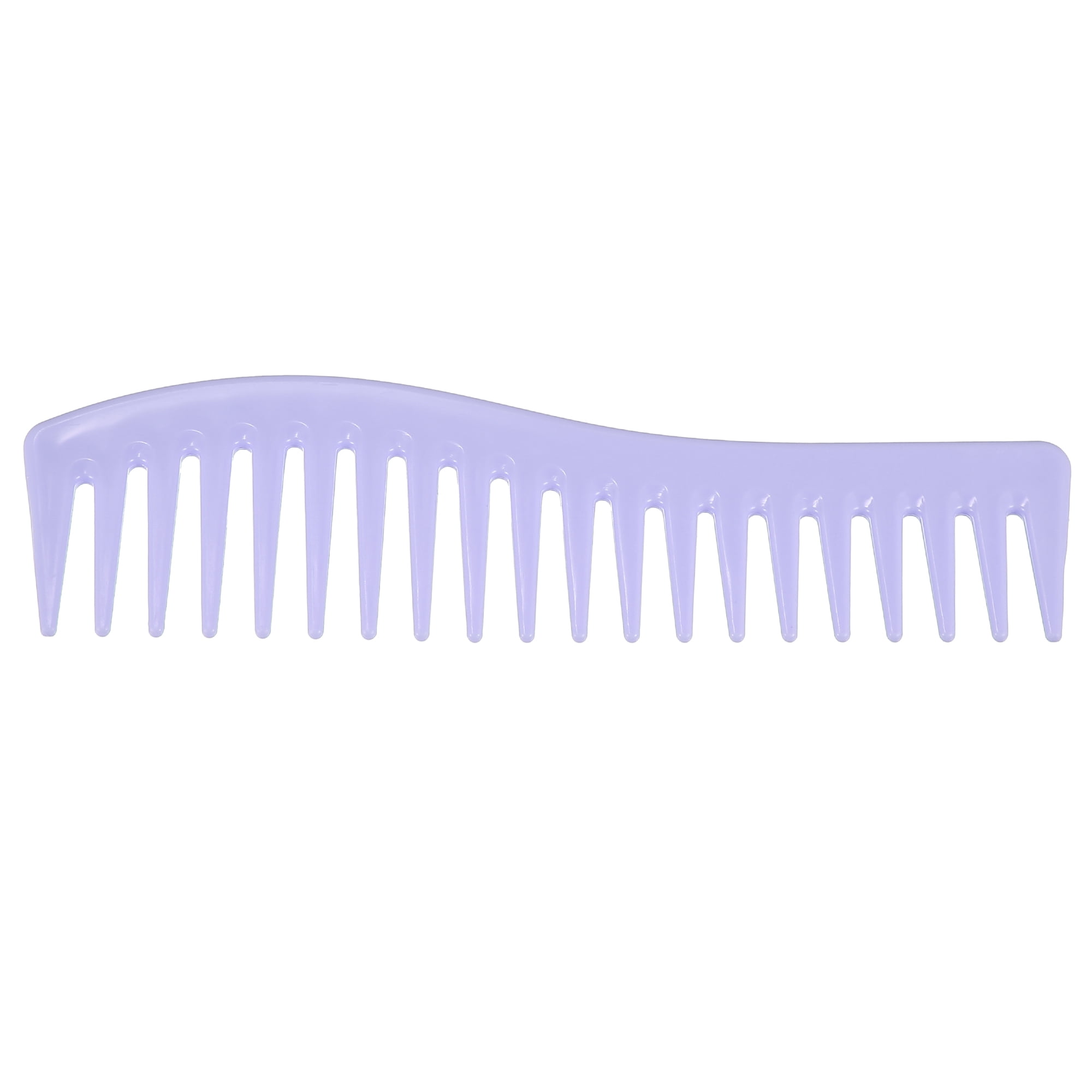 Unique Bargains Wide Tooth Hair Comb All Purpose Detangling Plastic Purple Unique Bargains