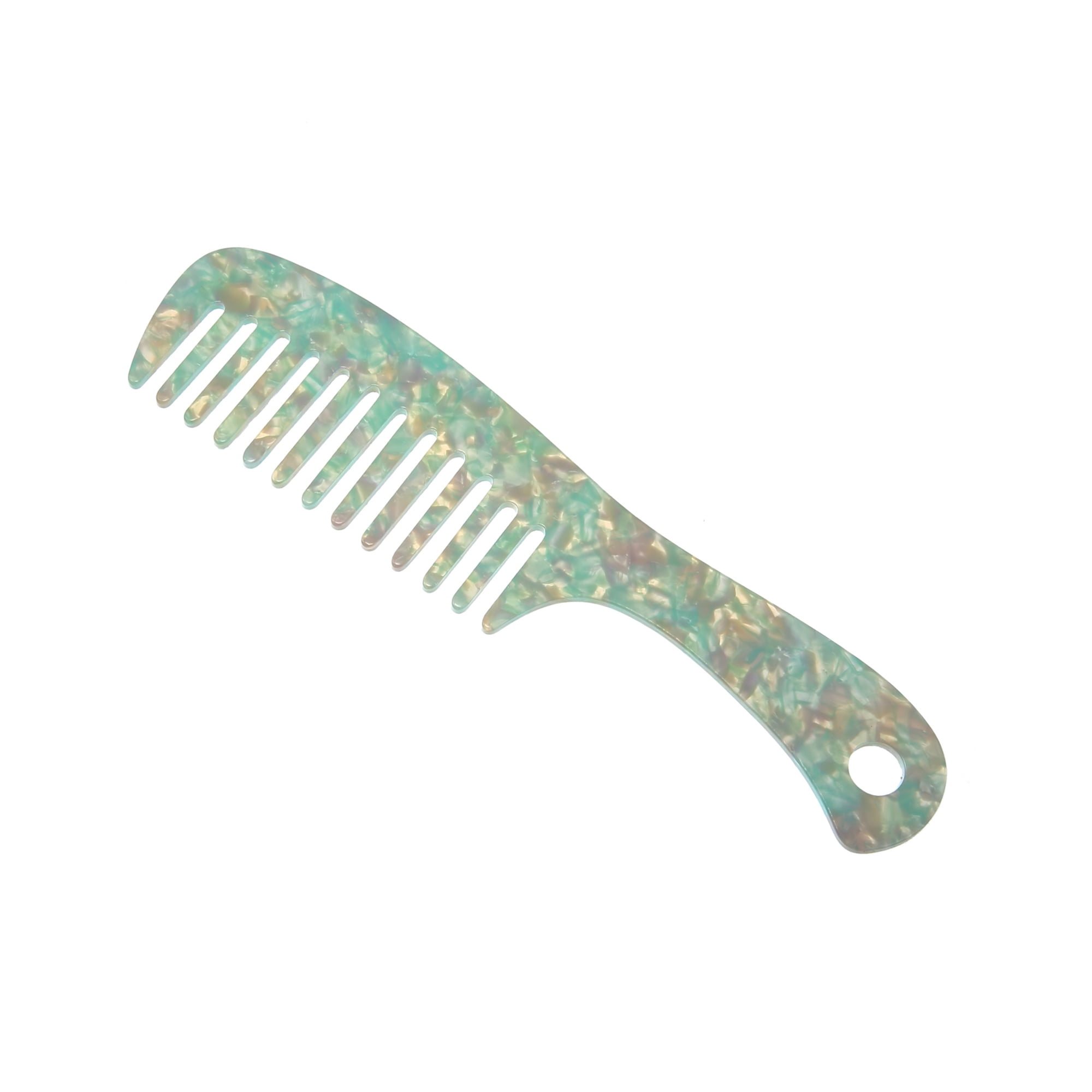 Unique Bargains 1 Pcs Hair Comb Wide Tooth Anti-Static for Wet and Dry Hair Curly Hair Pink Unique Bargains