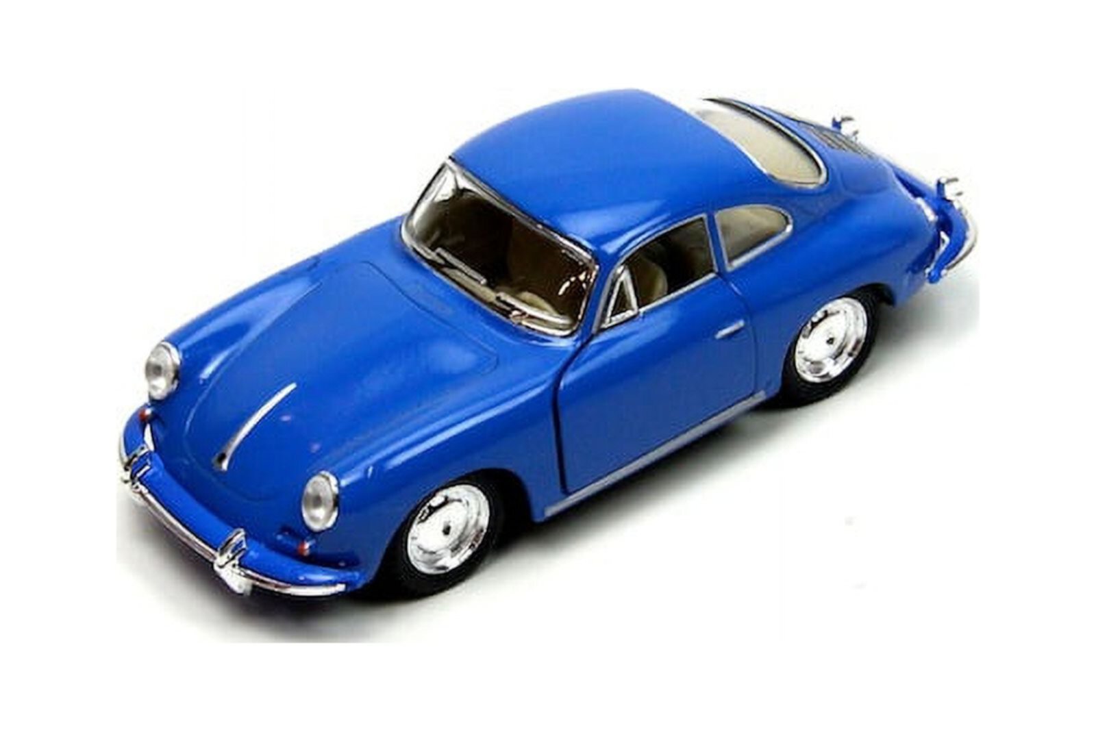 5" Kinsmart Porsche 356 B Carrera 2 Diecast Model Toy Car 1:32 Blue KiNSMART