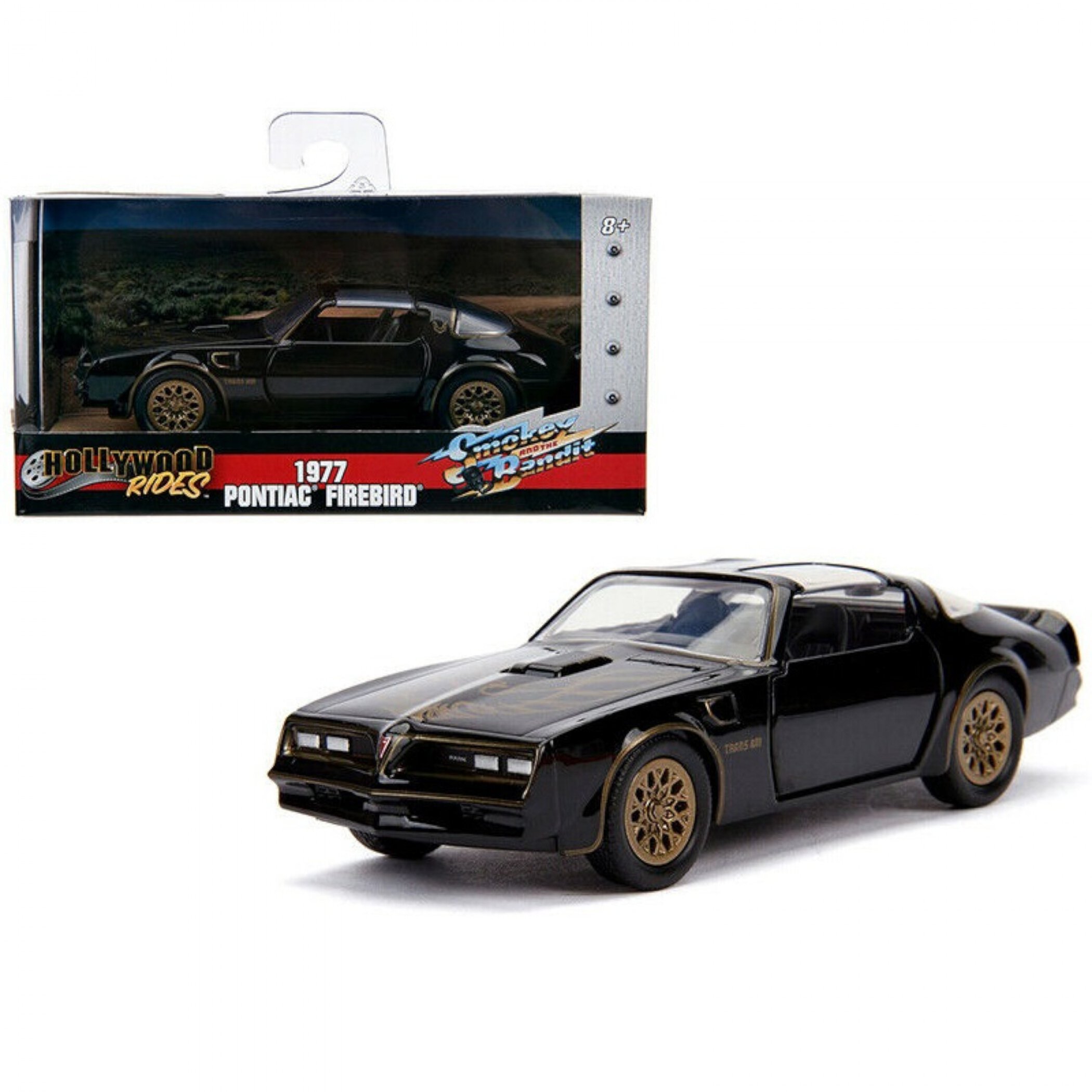 Jada Toys Hollywood Rides Smokey & The Bandit 1977 Pontiac Firebird 1: 32 Diecast Vehicle 31061 JADA TOYS