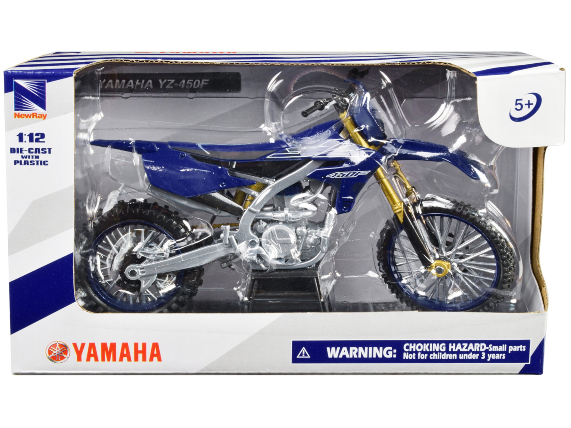 Yamaha YZ-450F Motorcycle Blue 1/12 Diecast Model by New Ray New Ray Toys