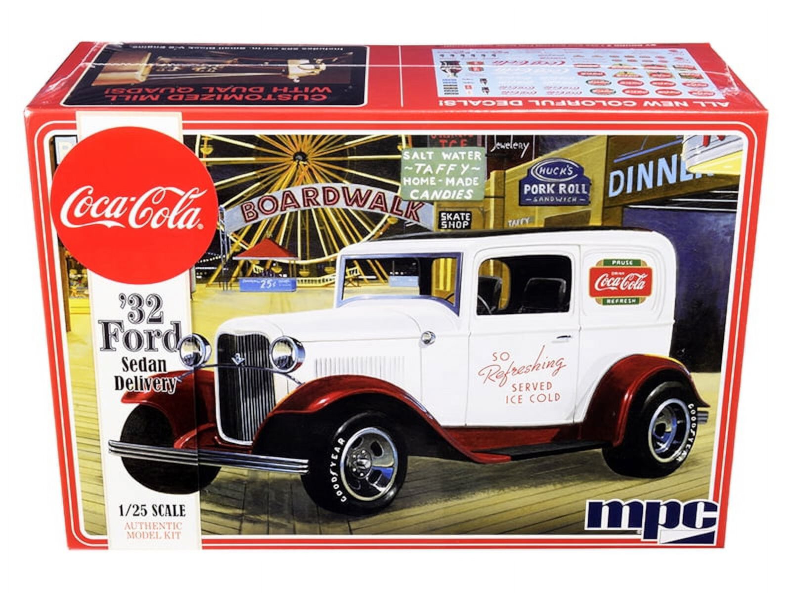 Skill 3 Model Kit 1932 Ford Sedan Delivery "Coca-Cola" 1/25 Scale Model by MPC Generic