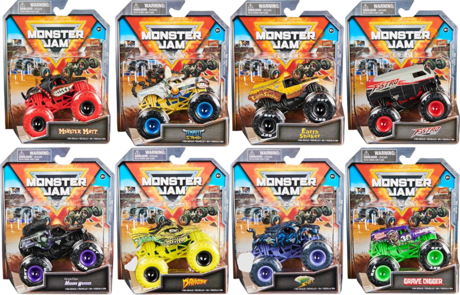 Monster Jam 2024 Series 36 FULL SET Official 1:64 Diecast Trucks Monster Jam