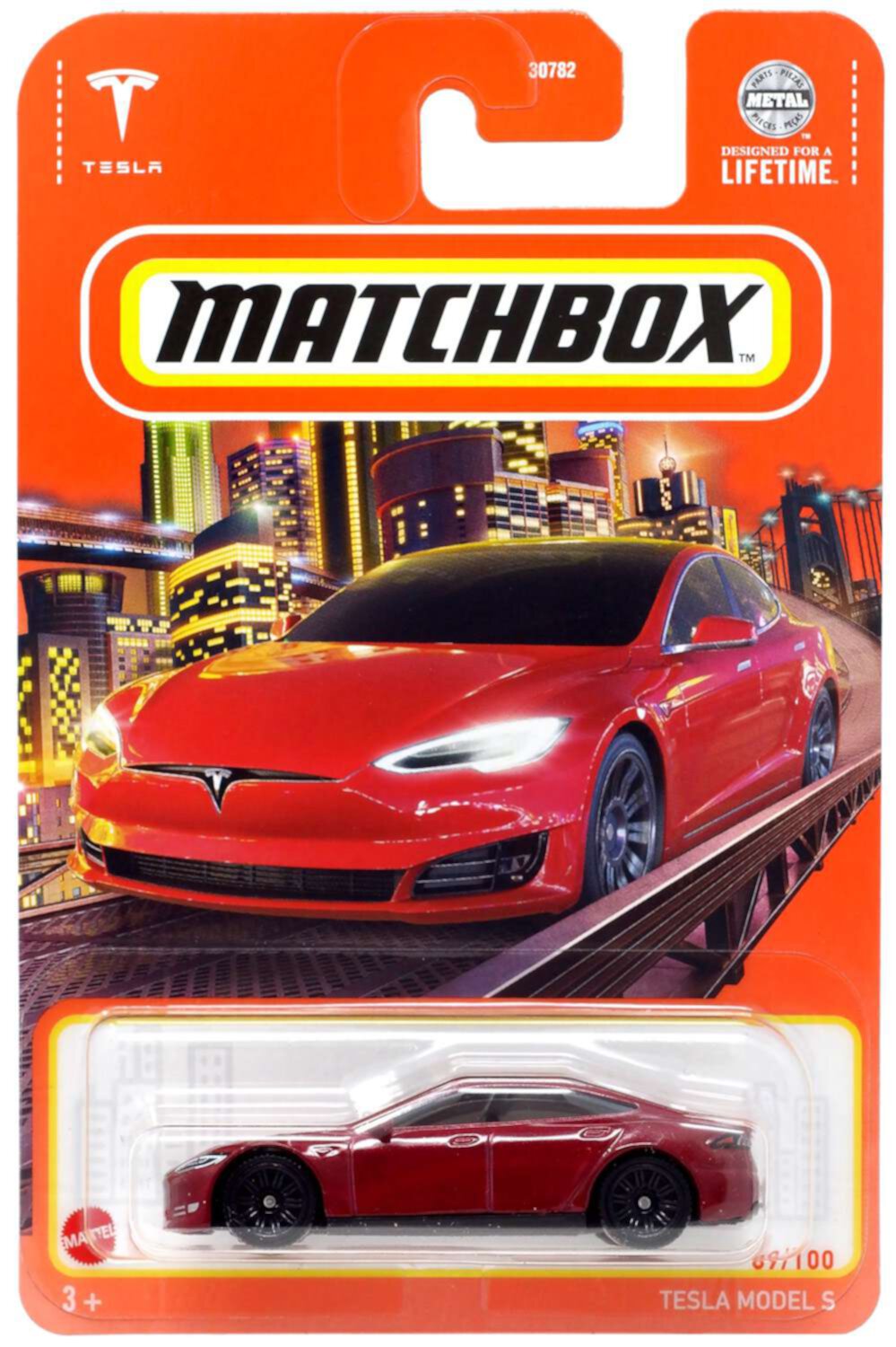 Matchbox Tesla Model S Diecast Car Mattel