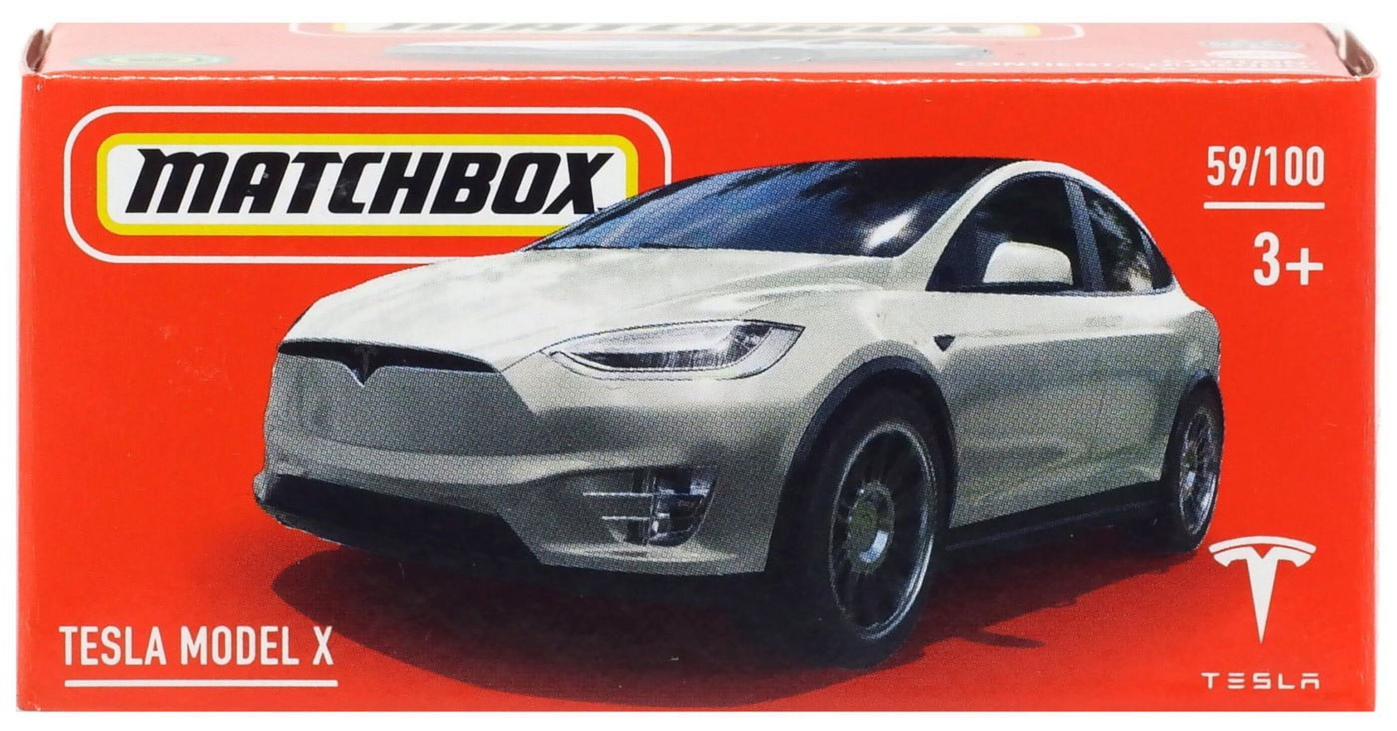 Matchbox Drive Your Adventure Tesla Model X Diecast Car (White) Mattel