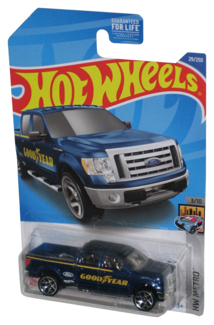 Hot Wheels HW Metro 3/10 (2017) Blue 2009 Ford F-150 Toy Truck 29/250 Mattel