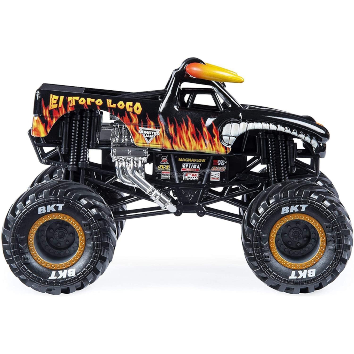 Monster Jam True Metal Realistic El Toro Loco Monster Truck Car Model Toy Monster Jam