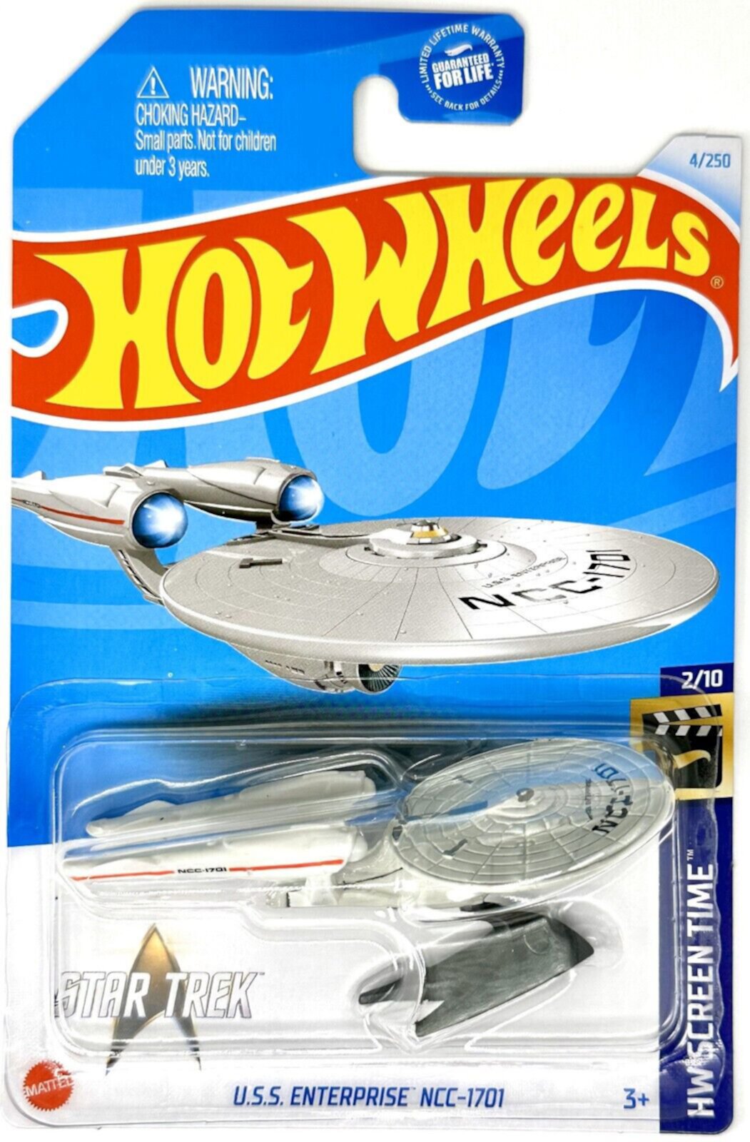 Hot Wheels U.S.S. Enterprise NCC-1701 4/250 Mattel