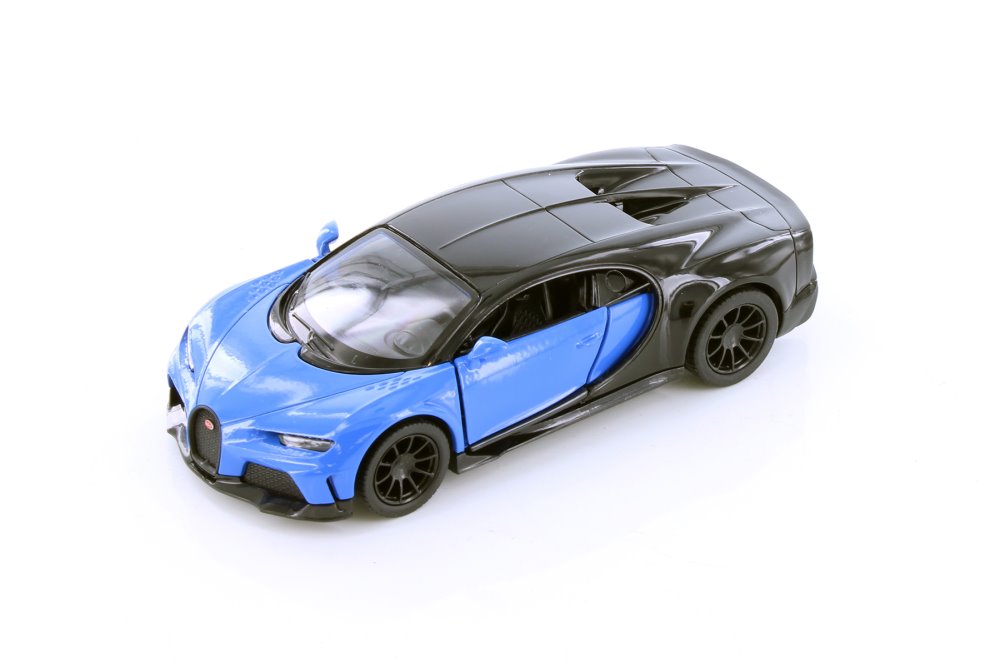 Bugatti Chiron Supersport, Blue - Kinsmart 5423D - 1/38 scale Diecast Model Toy Car KiNSMART