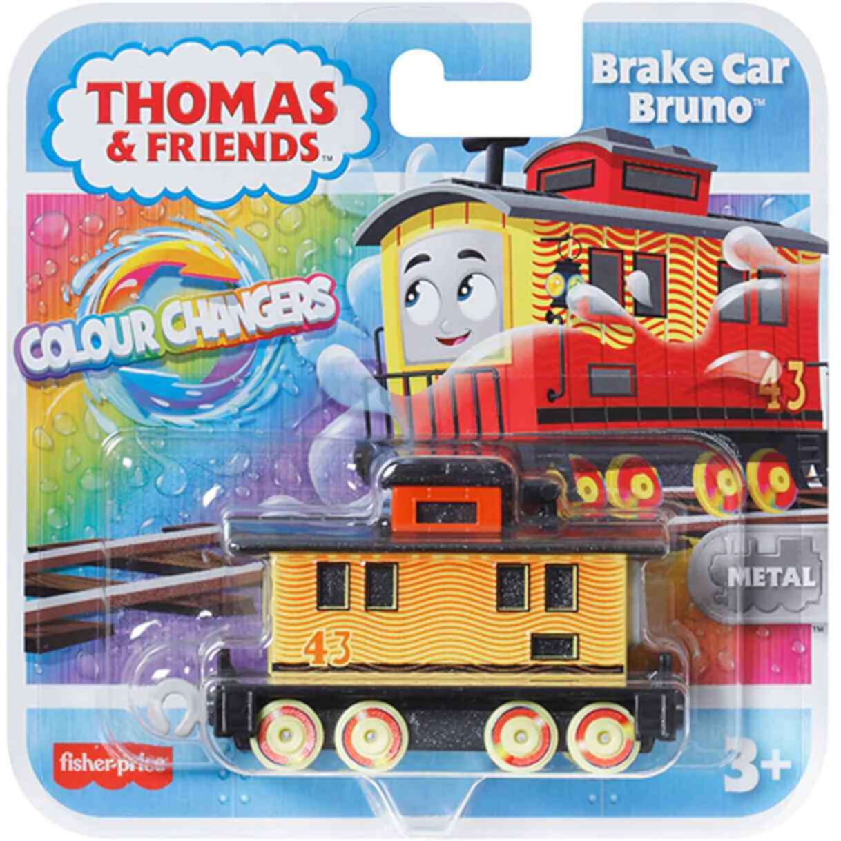 Thomas & Friends Color Changers Brake Car Bruno Diecast Vehicle Fisher-Price