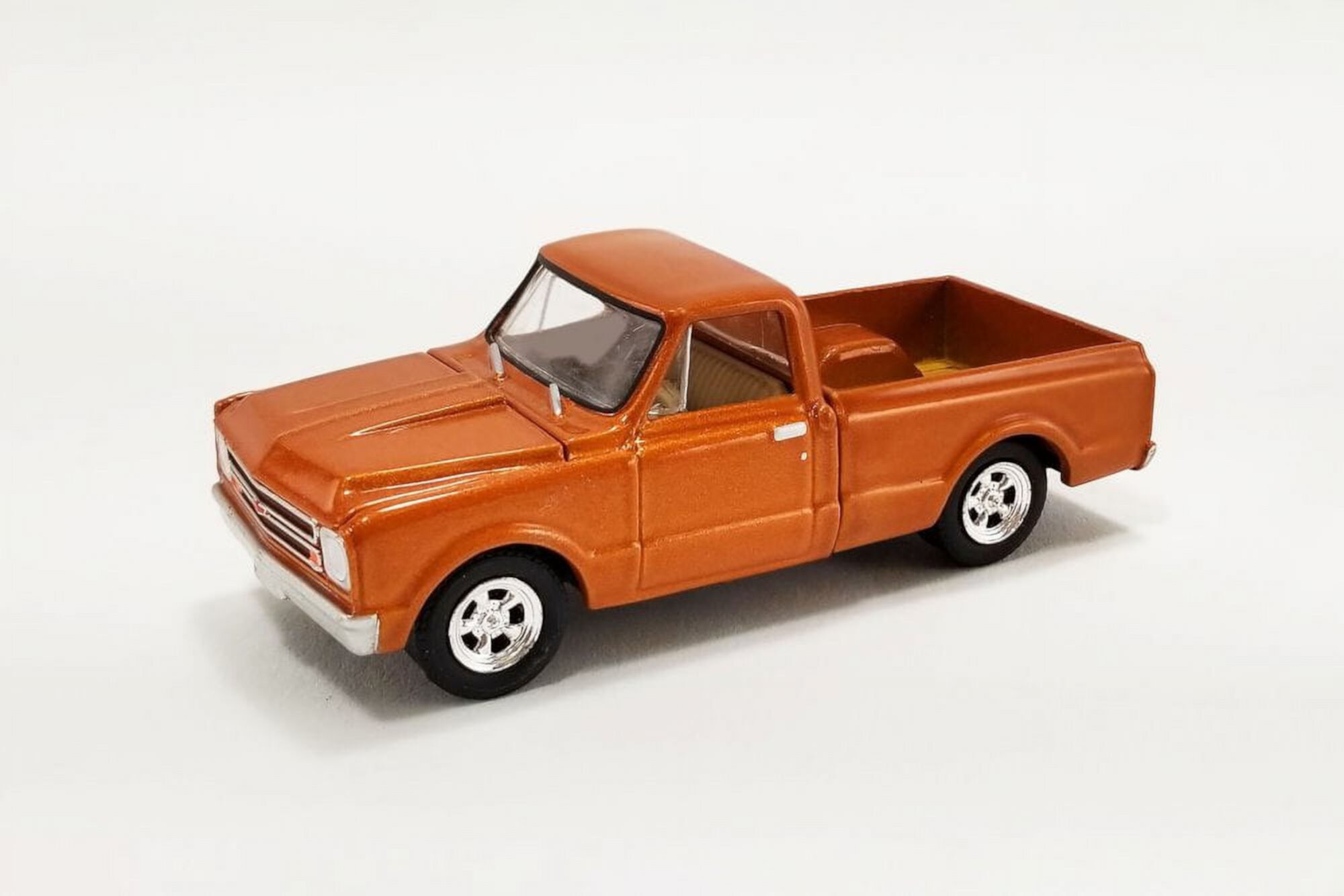 1967 Chevy C/K Copperhead, Copper Orange - Greenlight GL51492 - 1/64 Scale Diecast Model Car Greenlight