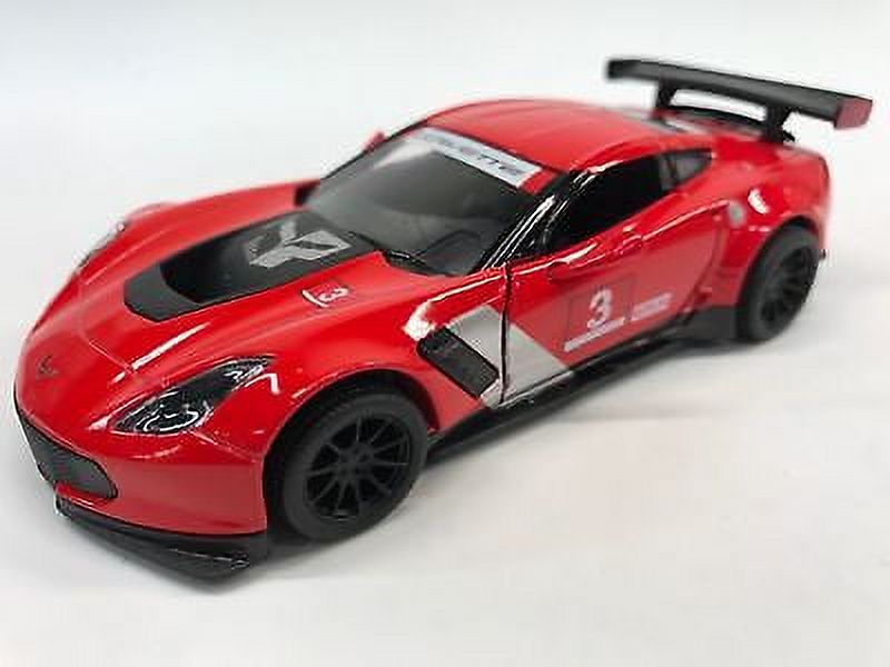 Kinsmart 5" Chevy Chevrolet Corvette C7 R Diecast Model Toy Car 1:36 Red KiNSMART