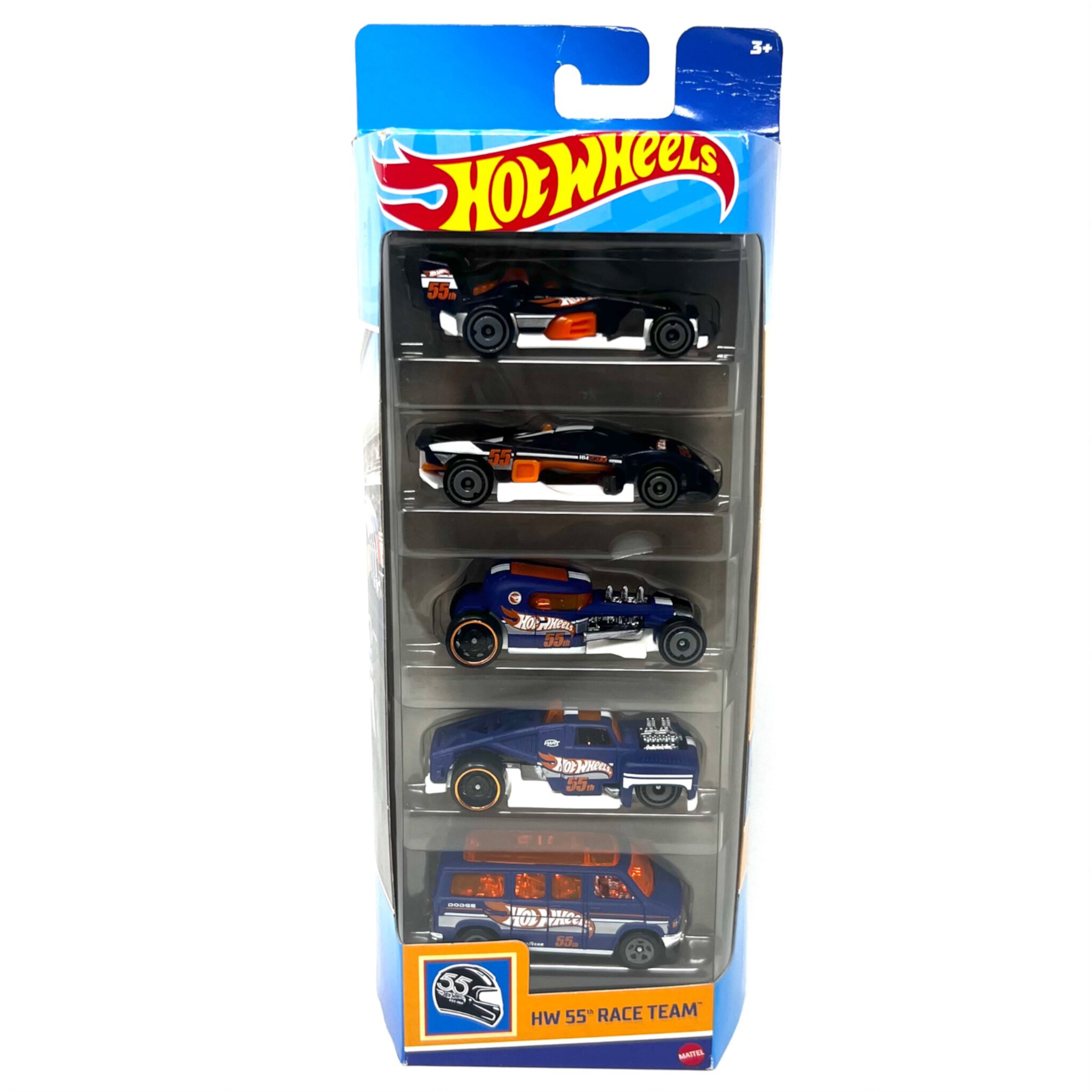 Hot Wheels HW 55 Race Team 5 pack Cars Hot Wheels