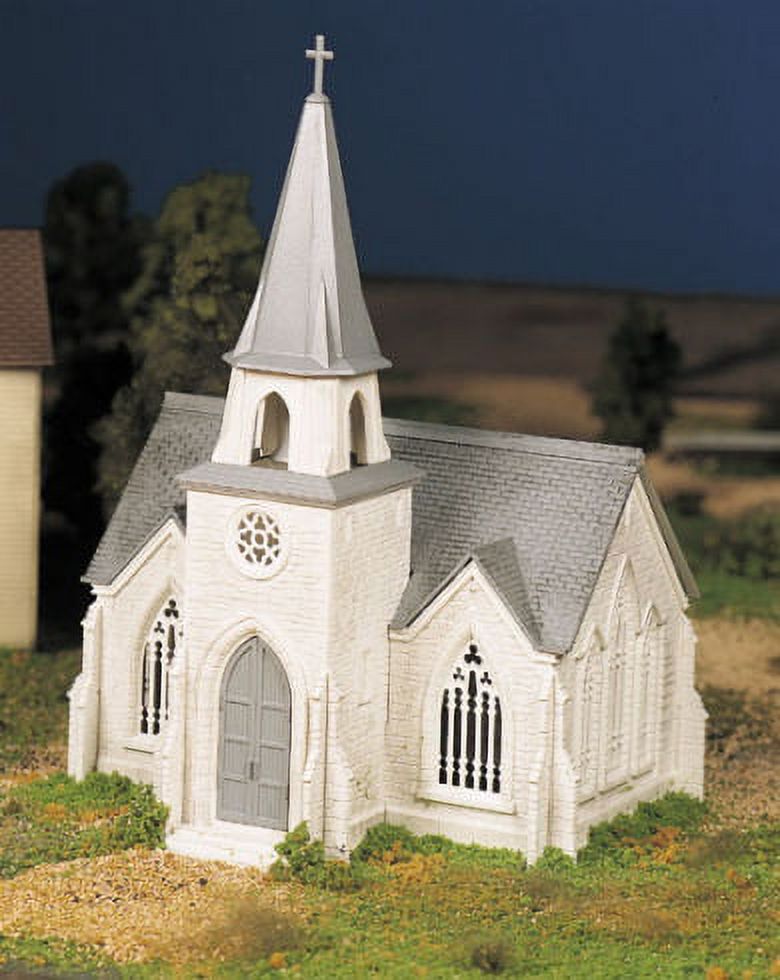 Bachmann - Plasticville U.S.A.® Classic Kits -- Cathedral - O Bachmann Trains