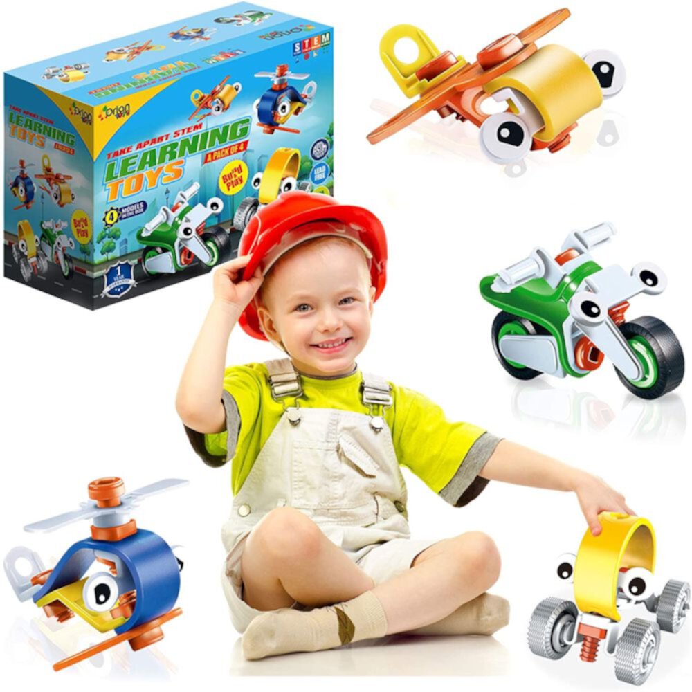 Orian Toddler Toys Take Apart STEM Learning Play Set 60 Pcs ORIAN TOYS