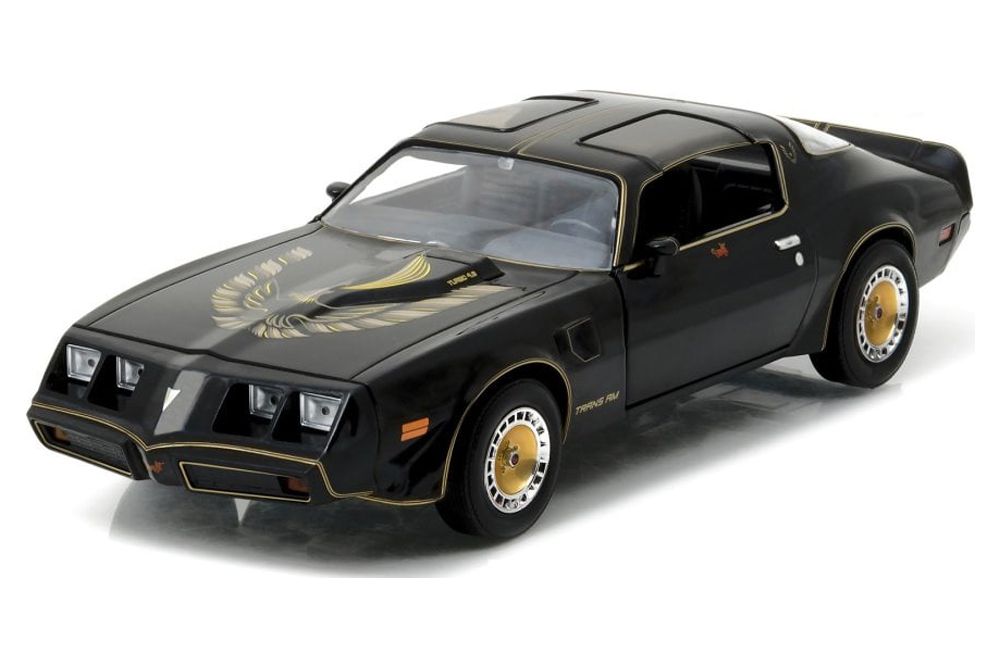 1980 Pontiac Firebird Trans Am T Top, Starlite Black - Greenlight 84037 - 1/24 scale Diecast Car Greenlight