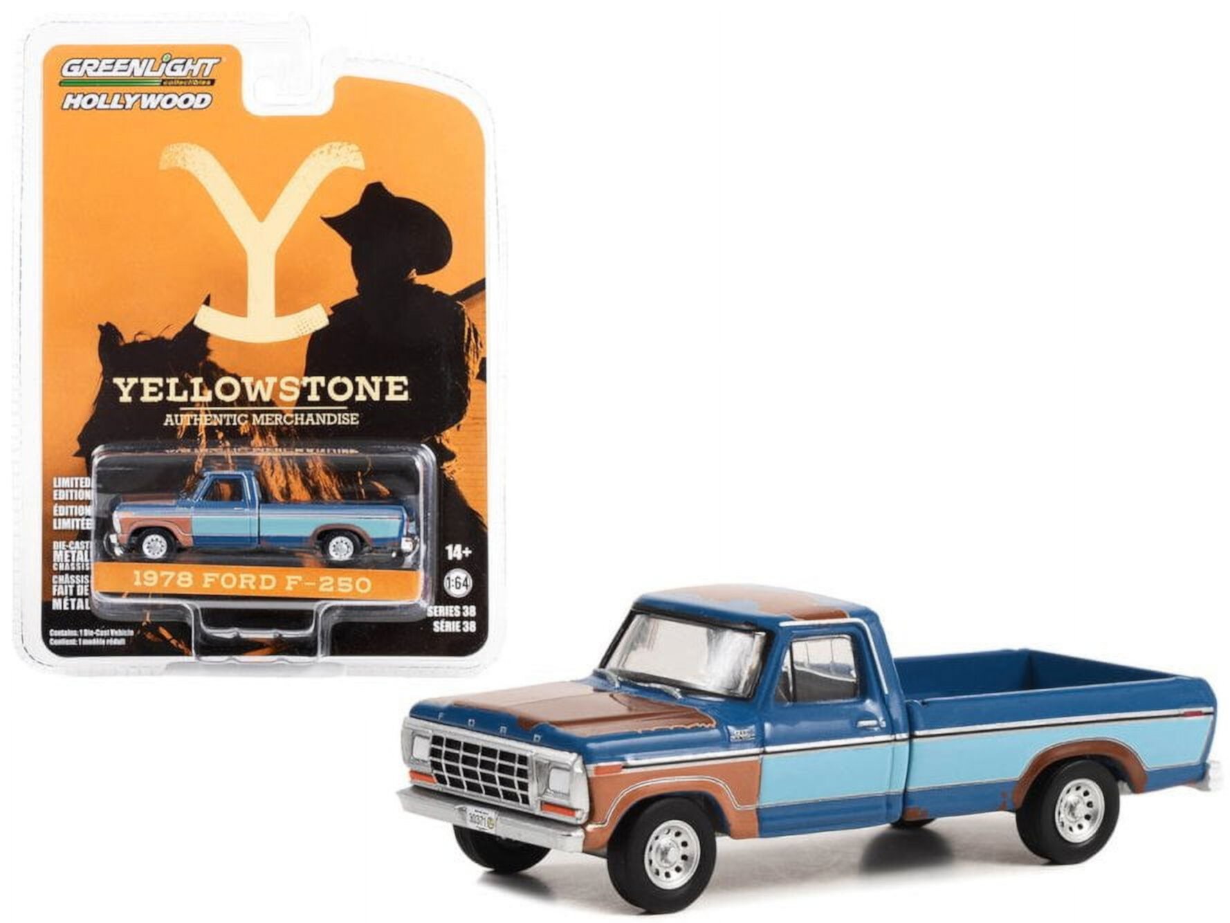 1978 Ford F-250, Yellowstone - Greenlight 44980E/48 - 1/64 Scale Diecast Model Car Greenlight