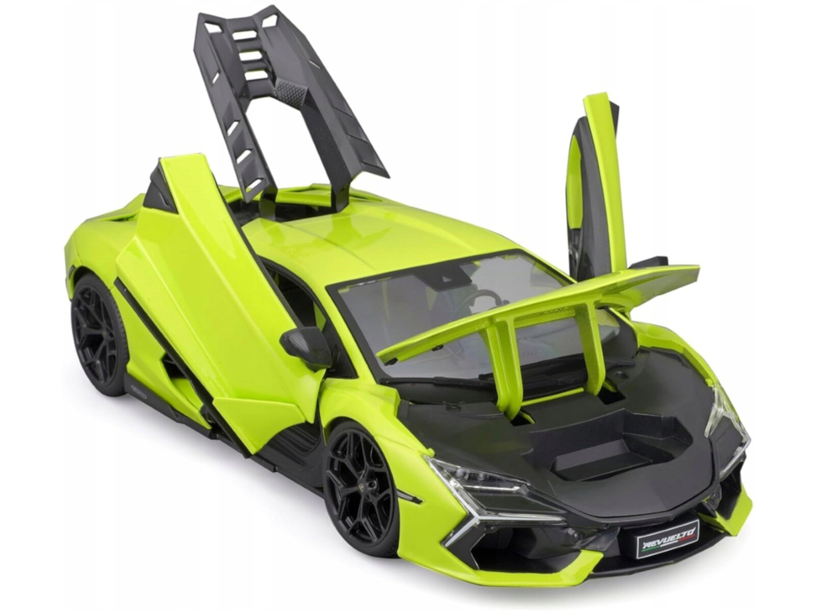 Diecast Lamborghini Revuelto Green Metallic "Special Edition" 1/18 Diecast Model Car by Maisto Maisto