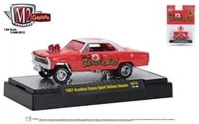 Детализированная модель автомобиля Gasser Release 12, 1967 Acadian Canso Sport Deluxe, 1:64 M2 Machines