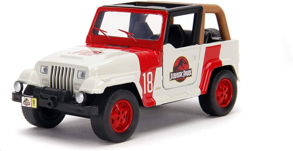 Jeep Wrangler, Jurassic World - Jada Toys 32129/24 - 1/32 scale Diecast Model Toy Car JADA TOYS