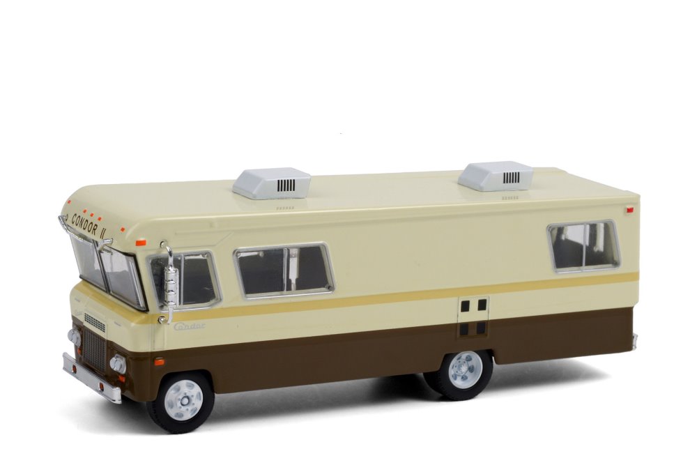 1972 Condor II RV, Beige/Tan and Brown - Greenlight 33200B/48 - 1/64 scale Diecast Model Toy Car Greenlight