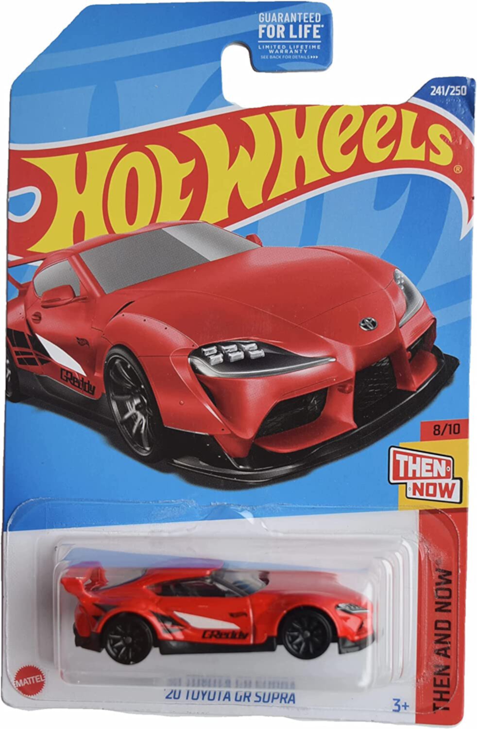 Hot Wheels '20 Toyota GR Supra (Red) 2022 Then and Now Hot Wheels