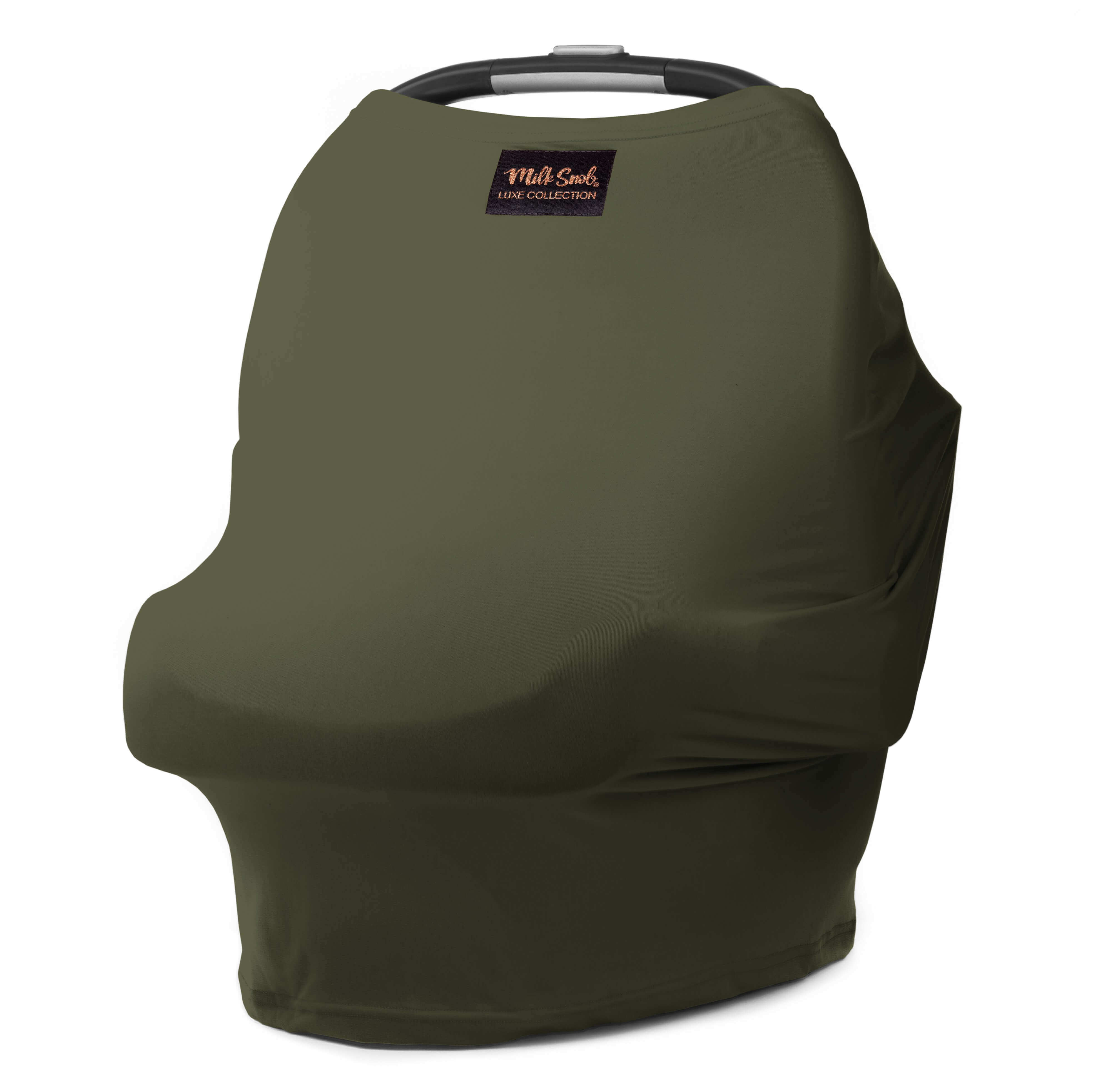 Luxe Olive 5-in-1 Nursing and Car Seat Cover Milk Snob