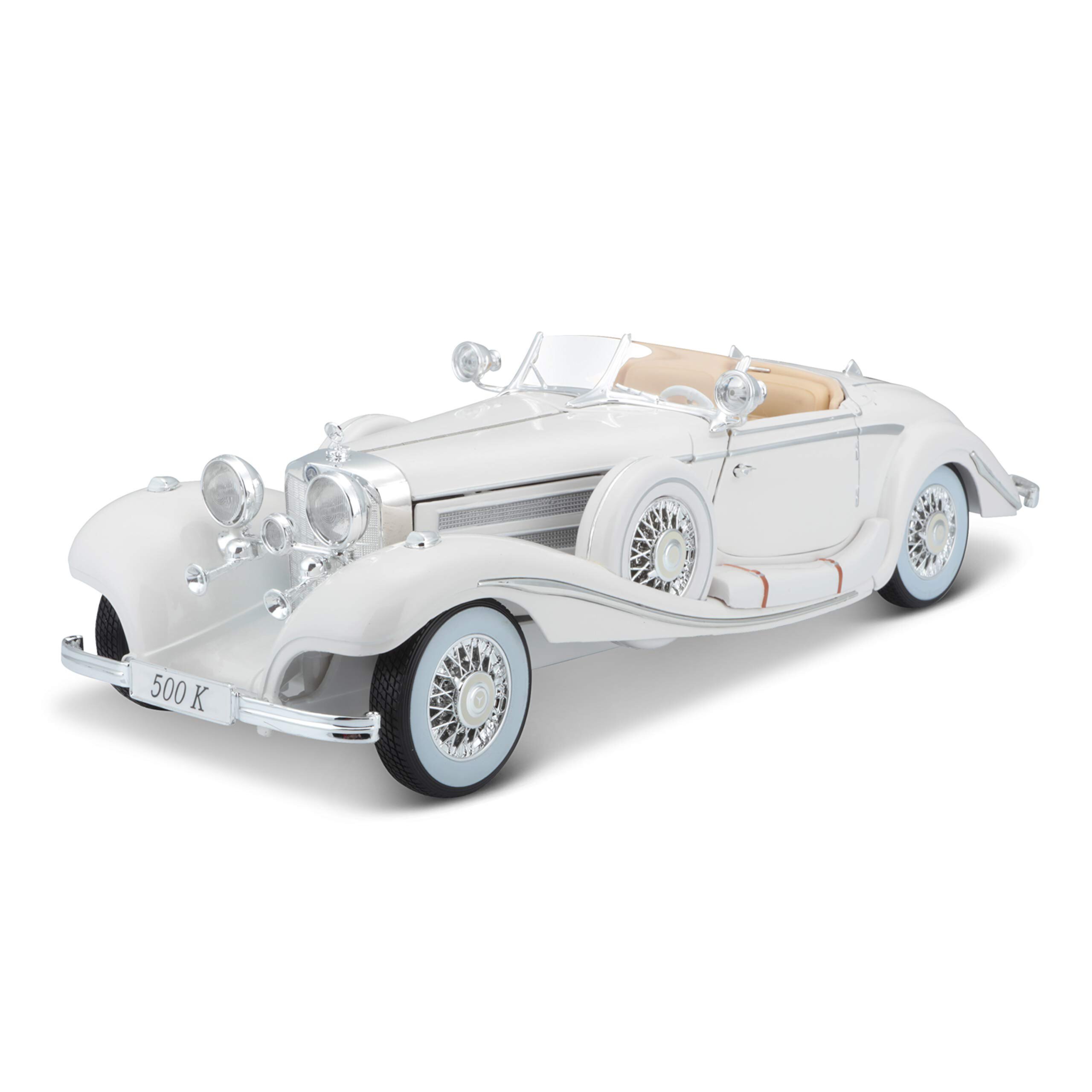 Maisto 1:18 Scale 1936 M-B 500 K Type Specialroadster Diecast Vehicle Maisto