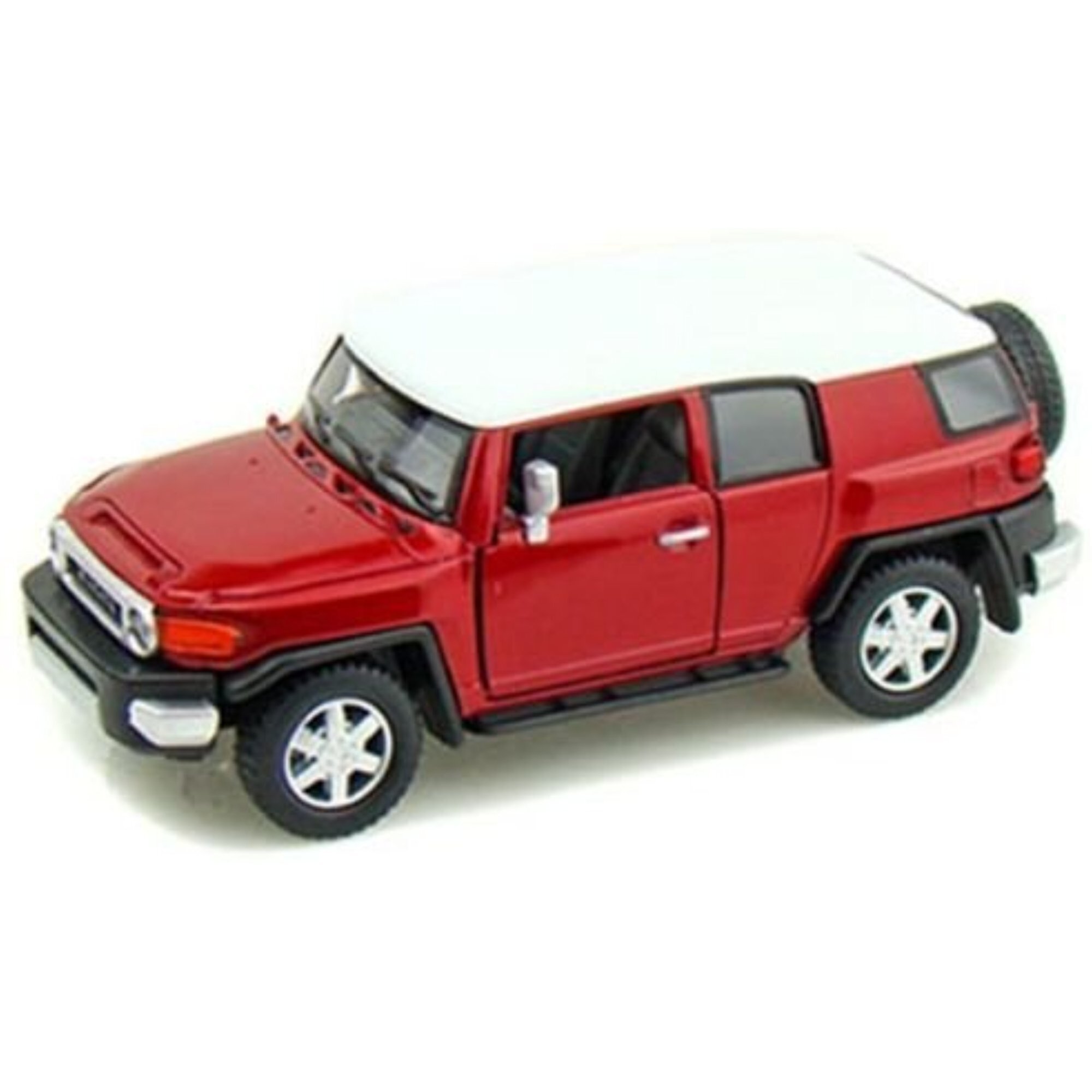 Red 1:36 Scale TOYOTA FJ CRUISER SUV Diecast Model Car By KINSMART 5" KiNSMART