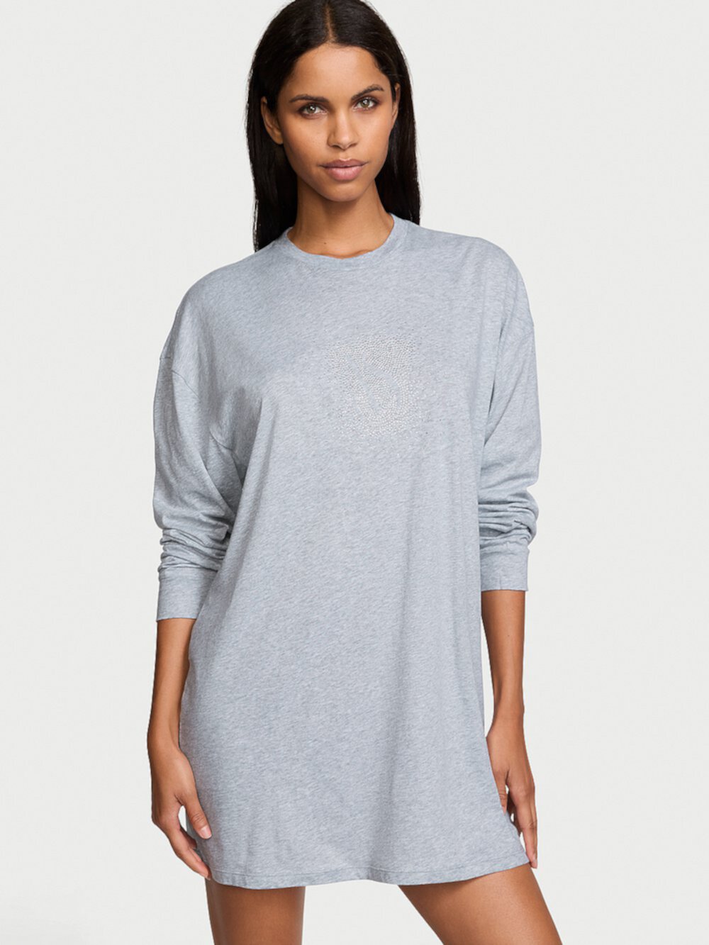 100% Cotton Long-Sleeve Sleep Tee Victoria's Secret