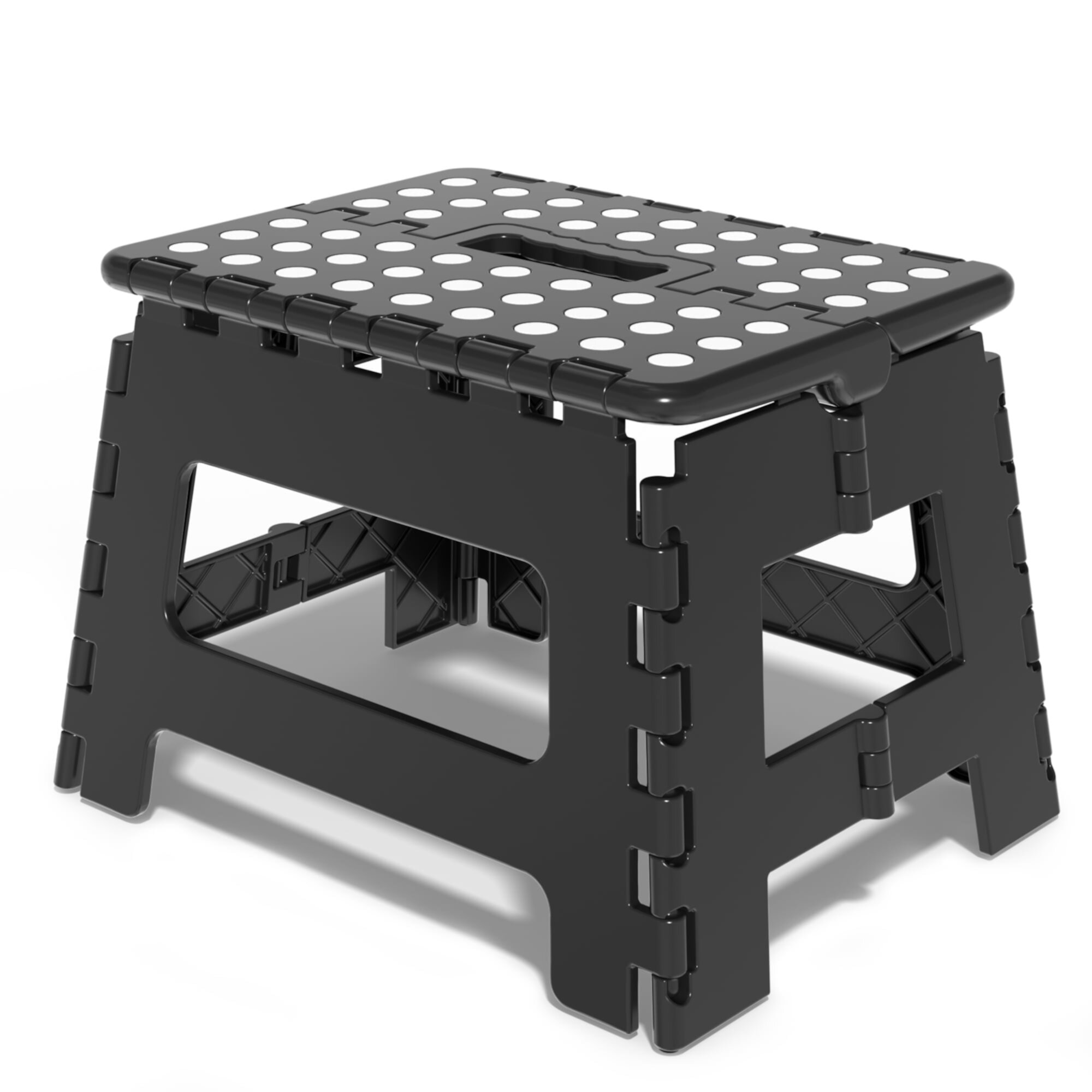 9 Inch Folding Step Stool for Adults and Kids Holds Up to 300 lbs,Durable Kids Heavy Duty Step Stools for Adults, Compact Light-Weight Toddler Step Stool for Home, Outdoor, Indoor Cshidworld